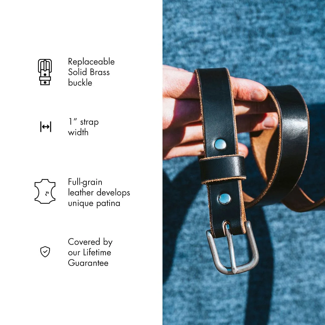 Leather Belt - 1" - Image 21