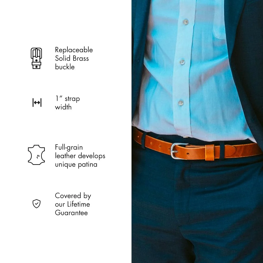 Leather Belt - 1" - Image 9