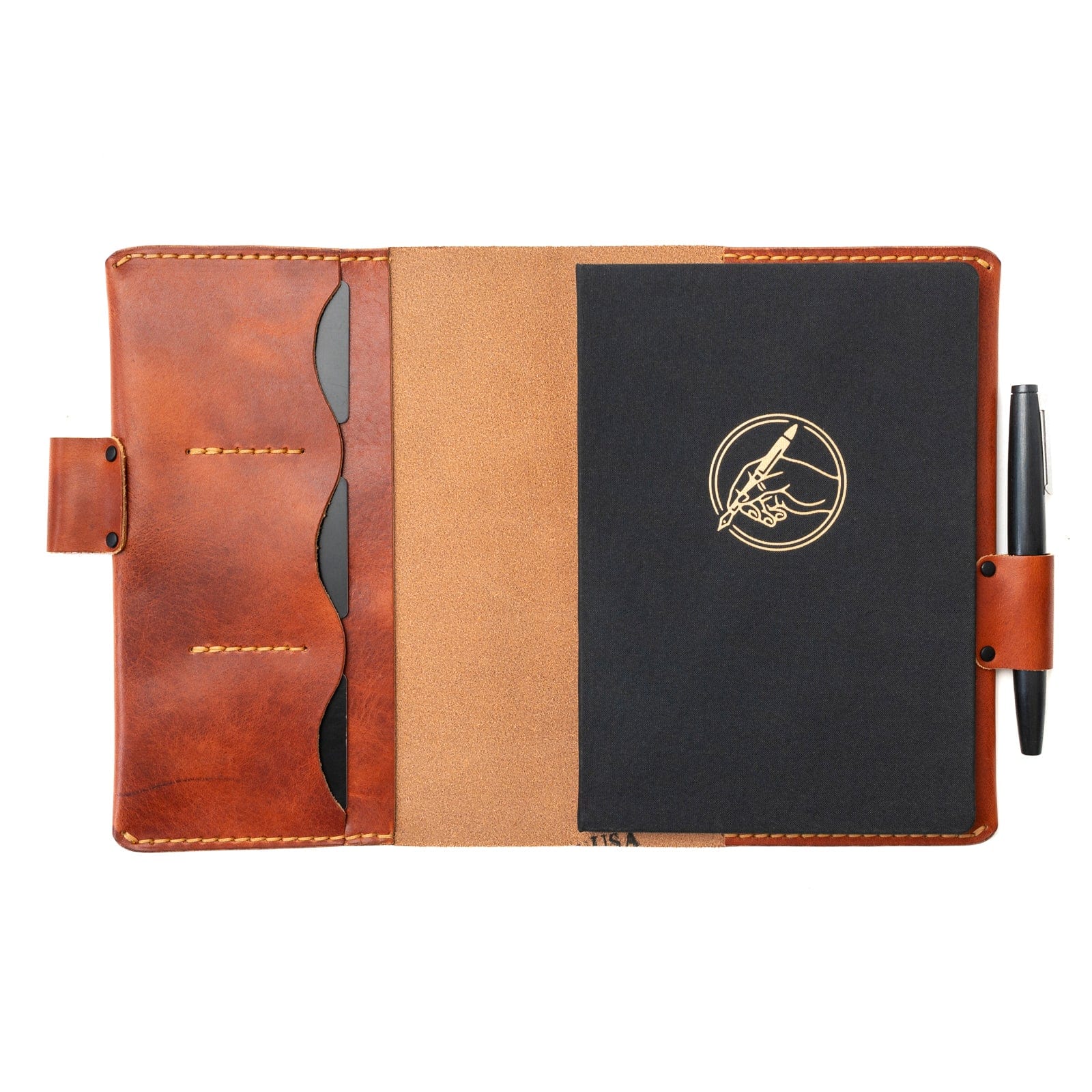 Leather A5 Notebook Cover - Image 6