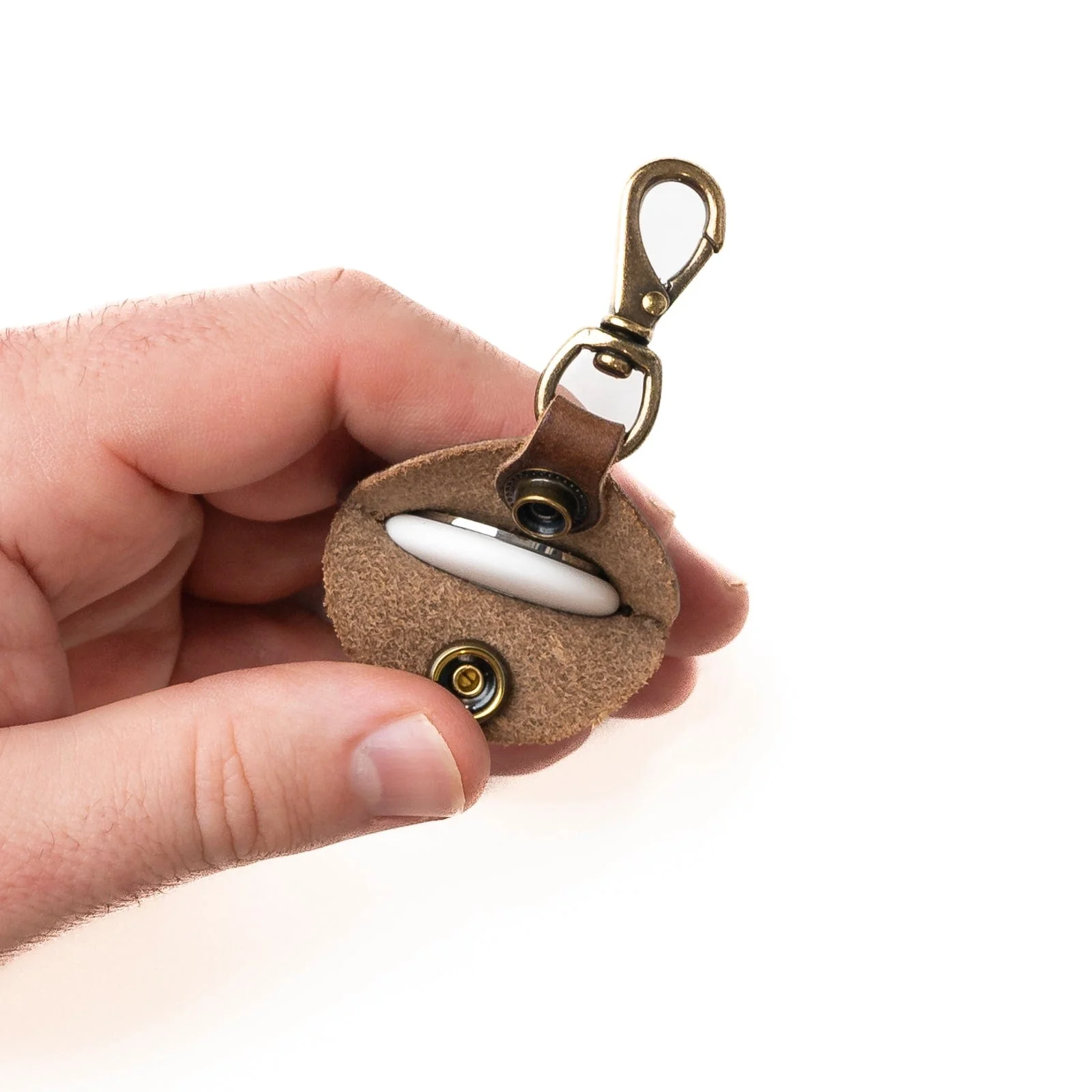 Leather AirTag Case - Image 3