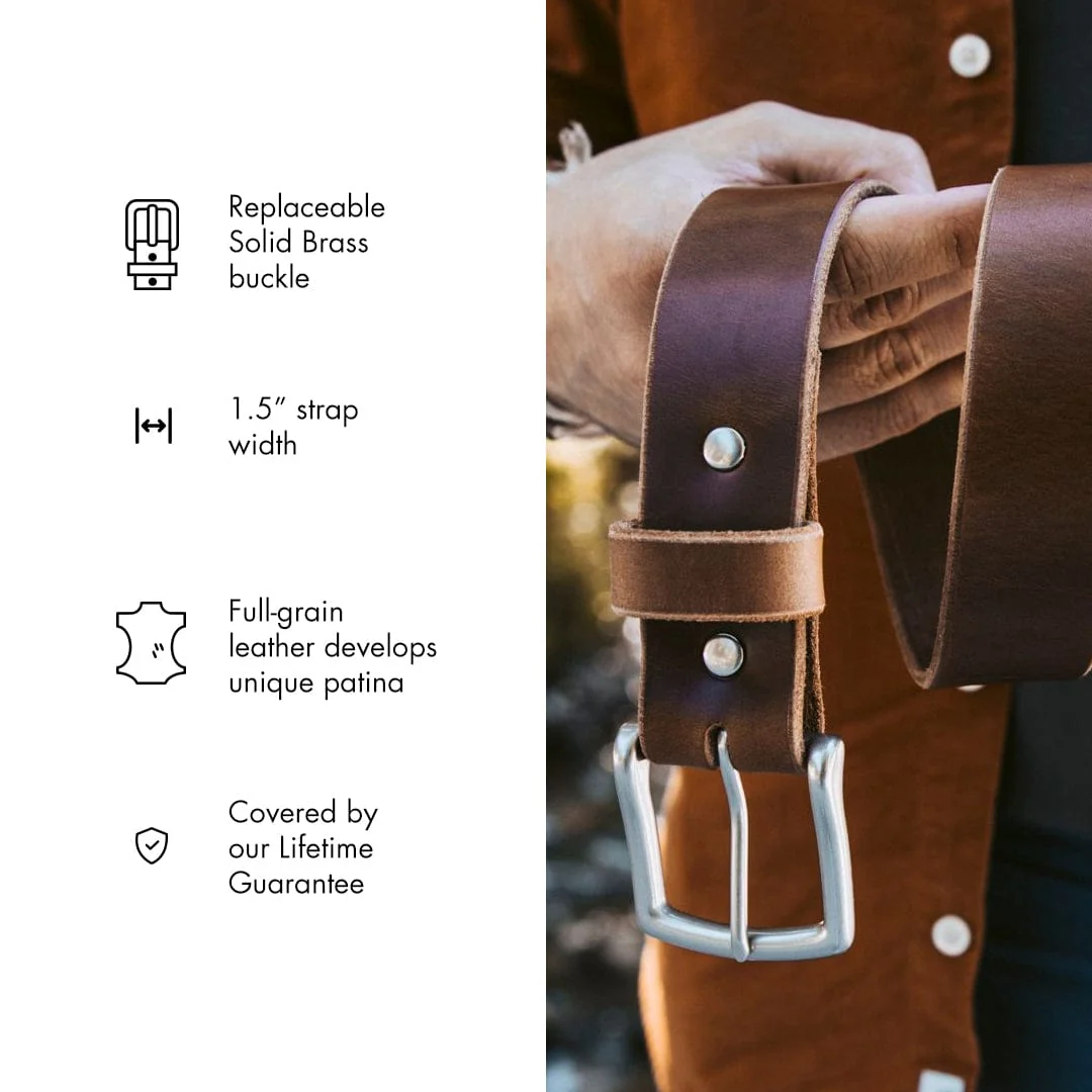 Leather Belt - 1.5" - Image 15