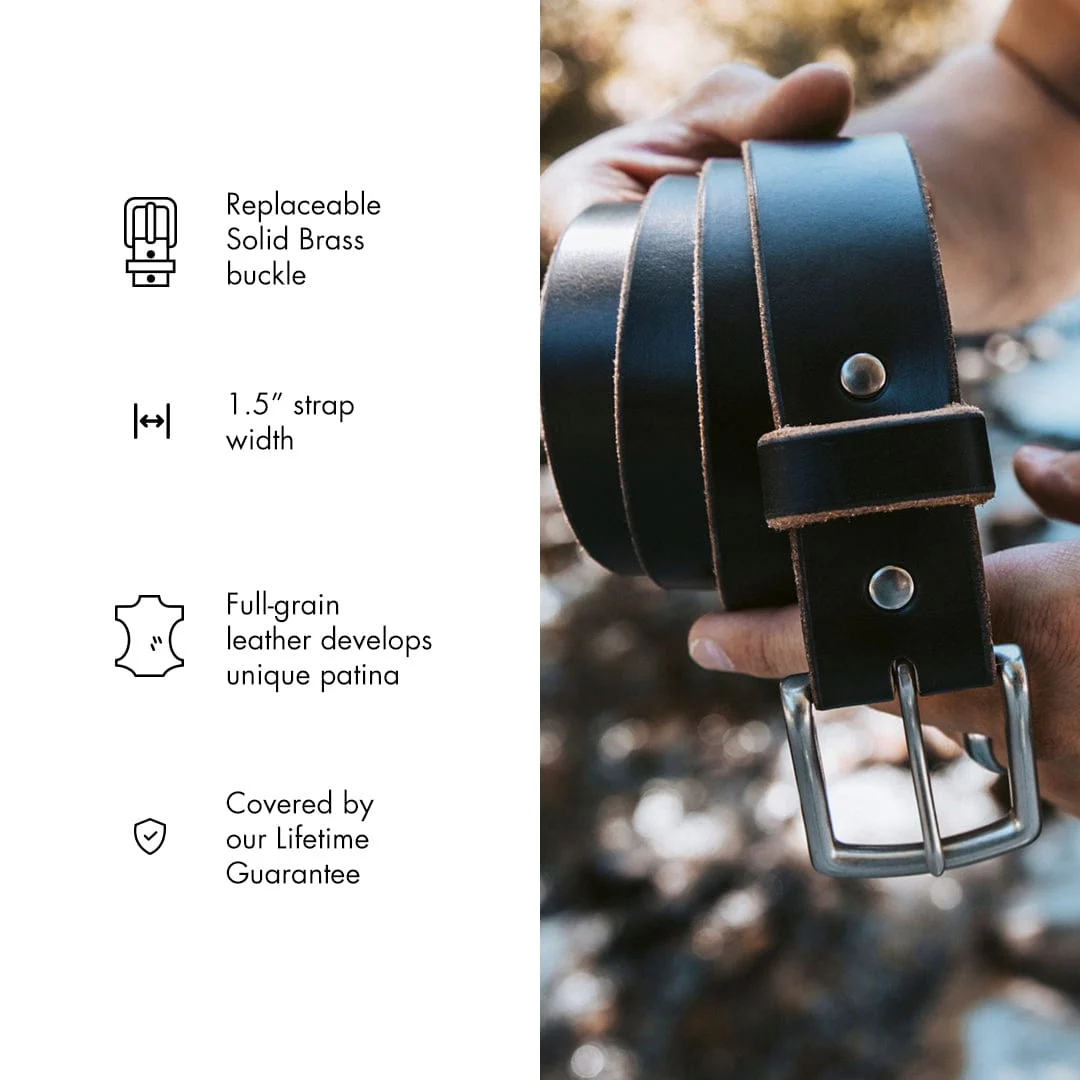 Leather Belt - 1.5" - Image 21