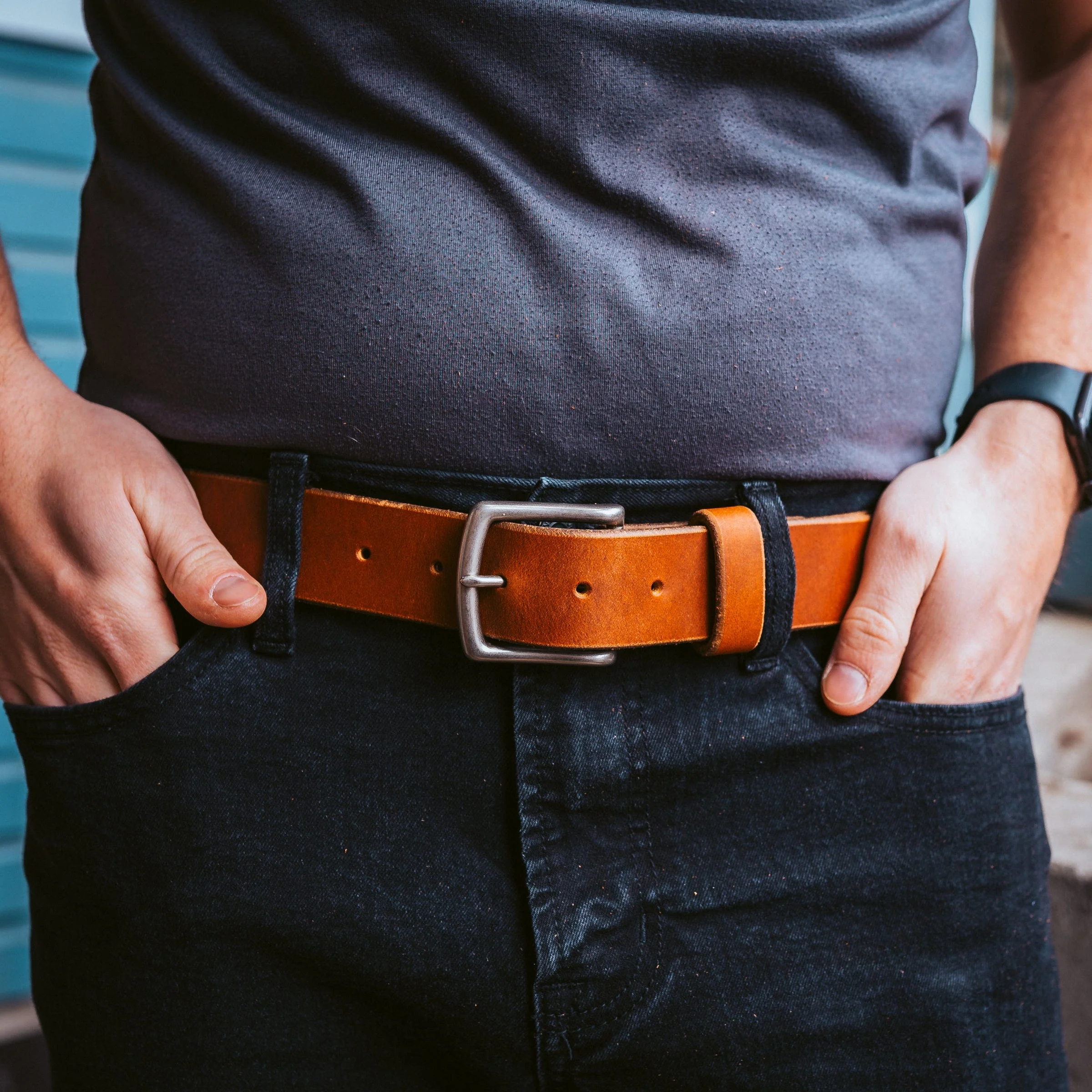 Leather Belt - 1.5" - Image 8