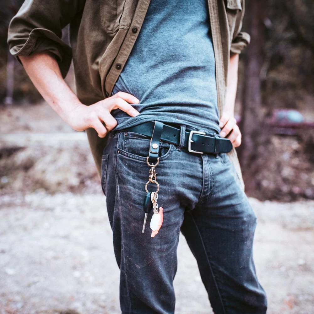 Leather Belt Loop Keychain - Image 11