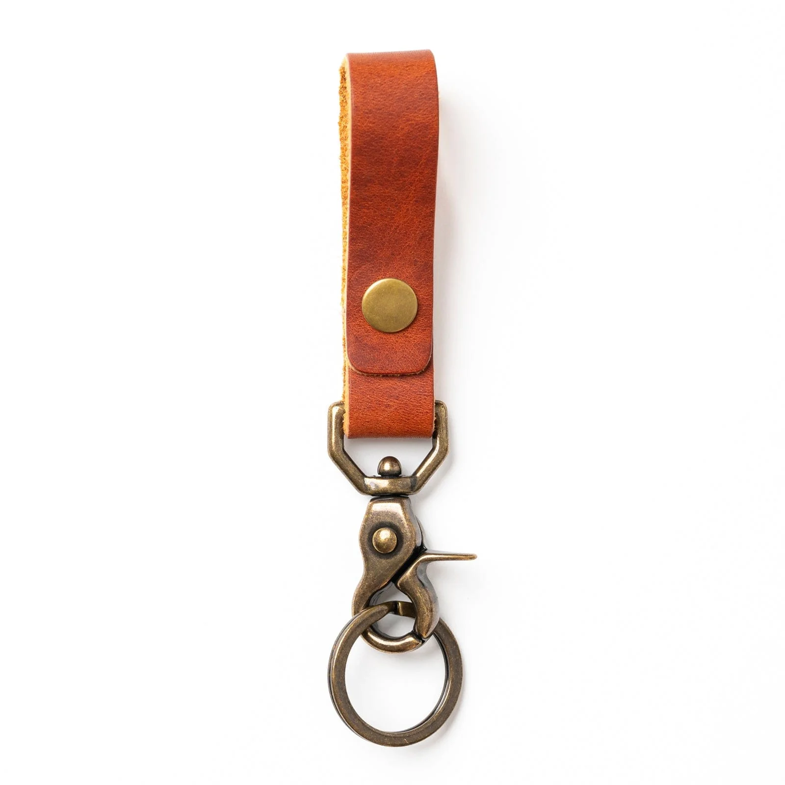 Leather Belt Loop Keychain - Image 4