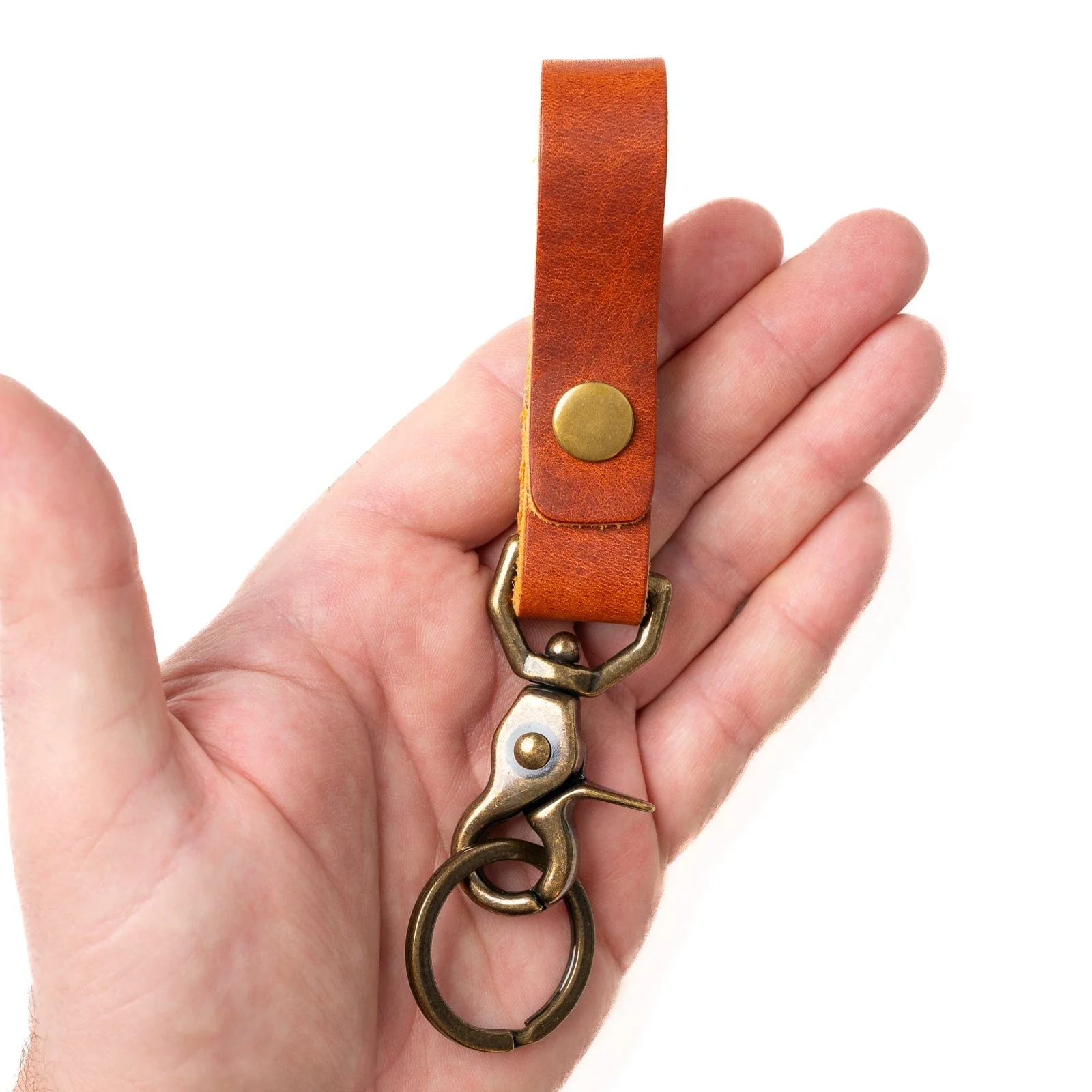 Leather Belt Loop Keychain - Image 6