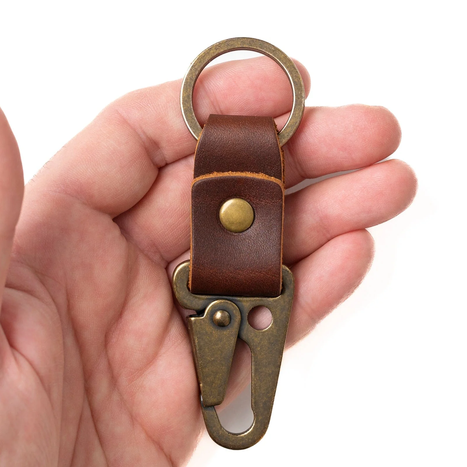 Leather Clip Keychain - Image 5