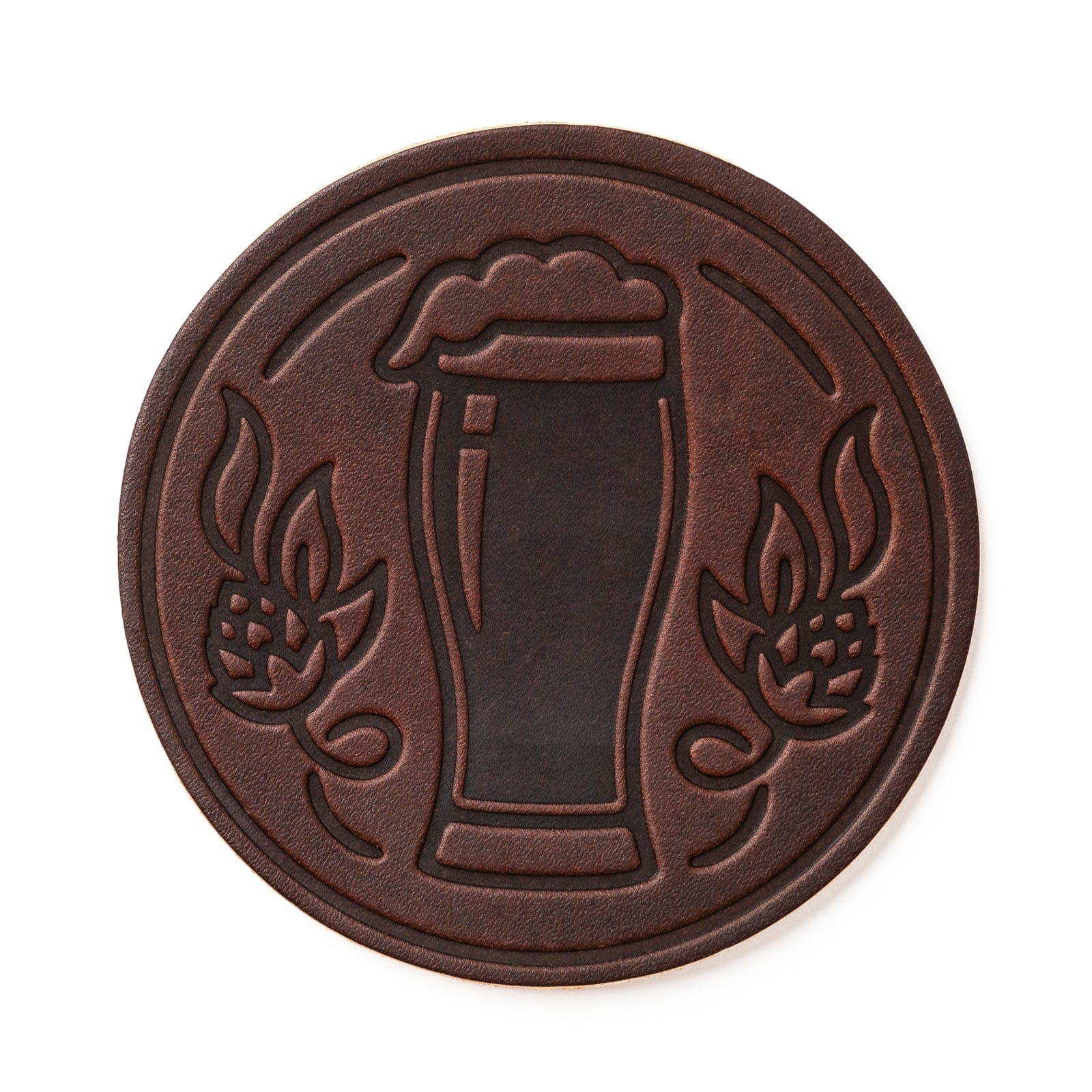 Leather Coasters 4 Pack - Stout - Image 4