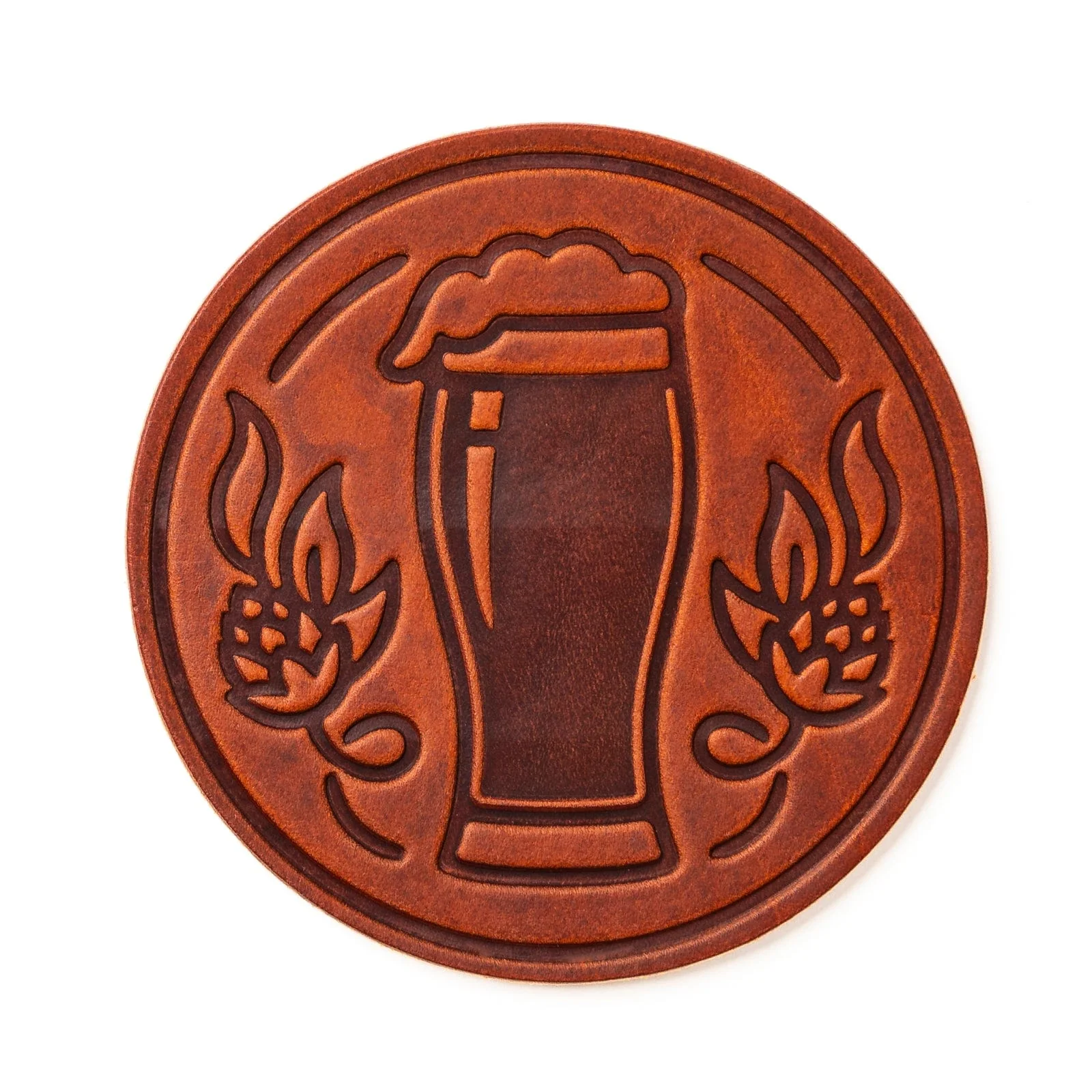 Leather Coasters 4 Pack - Stout - Image 6