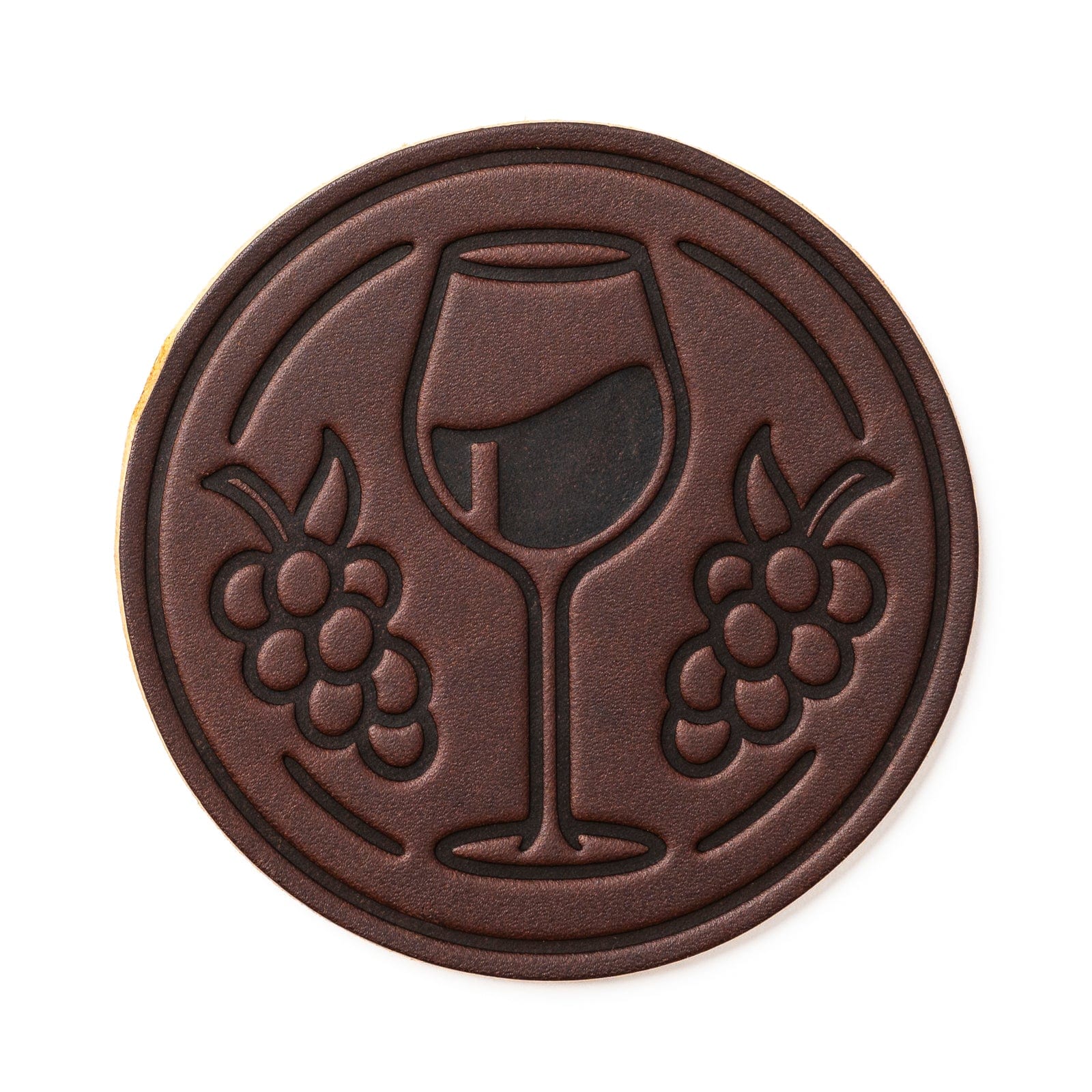 Leather Coasters 4 Pack - Merlot - Image 6