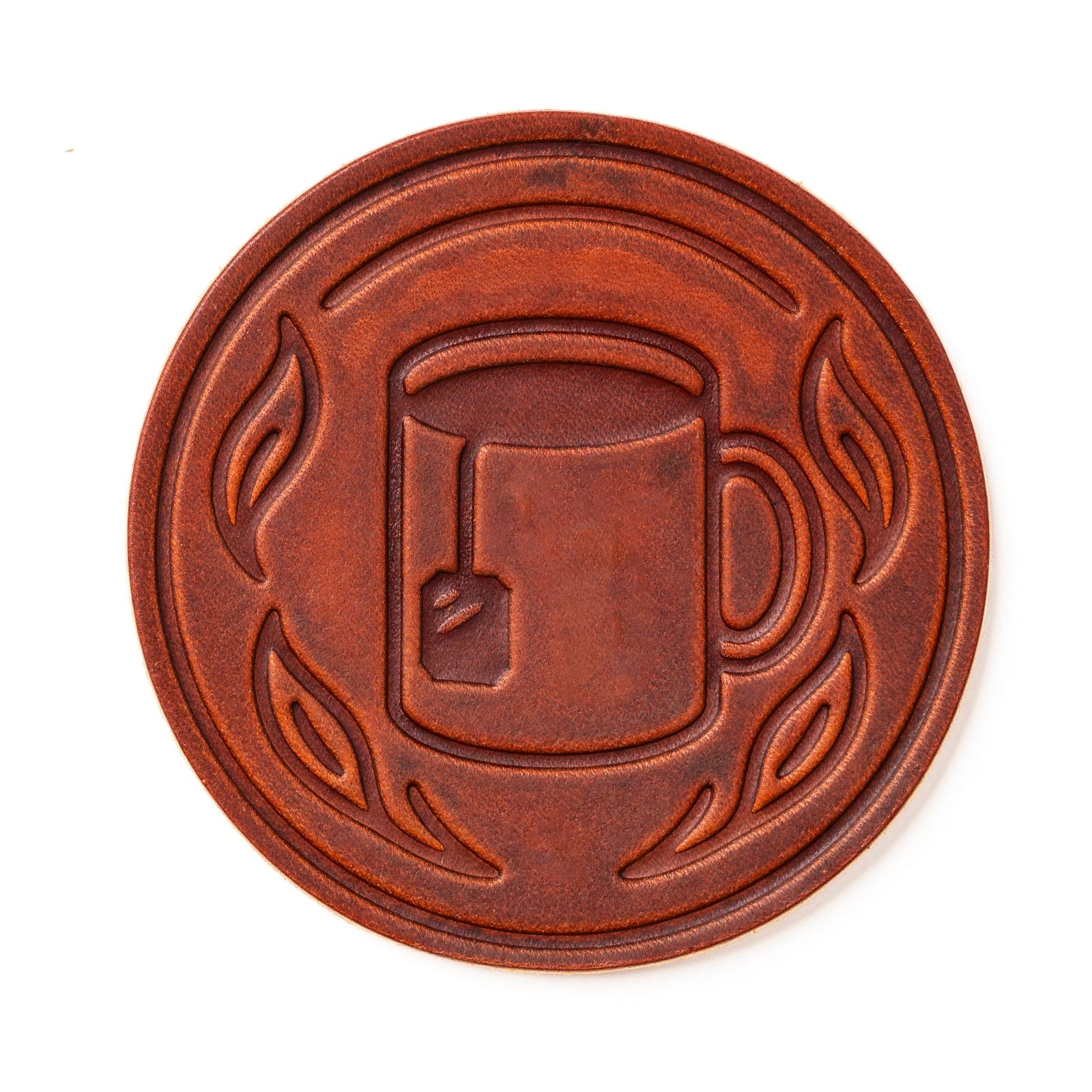 Leather Coasters 4 Pack - Tea - Image 4