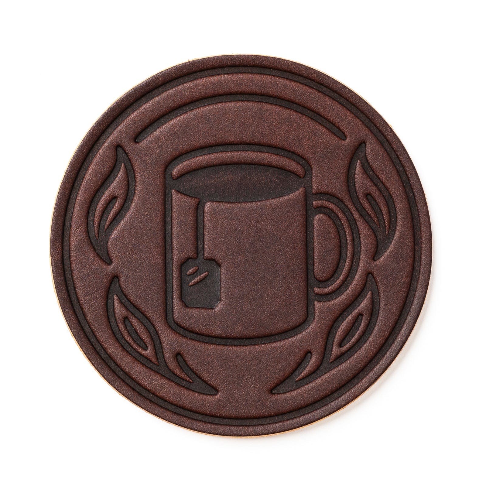 Leather Coasters 4 Pack - Tea - Image 6