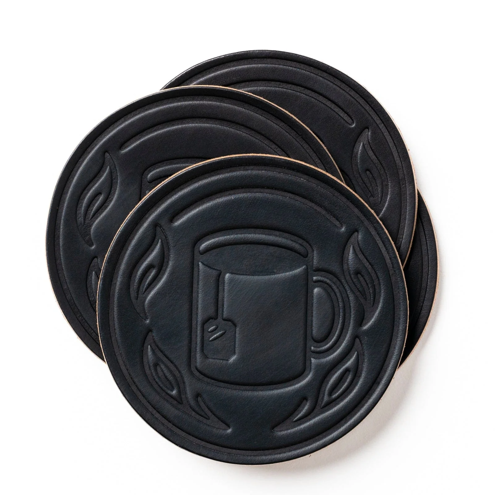 Leather Coasters 4 Pack - Tea - Image 7
