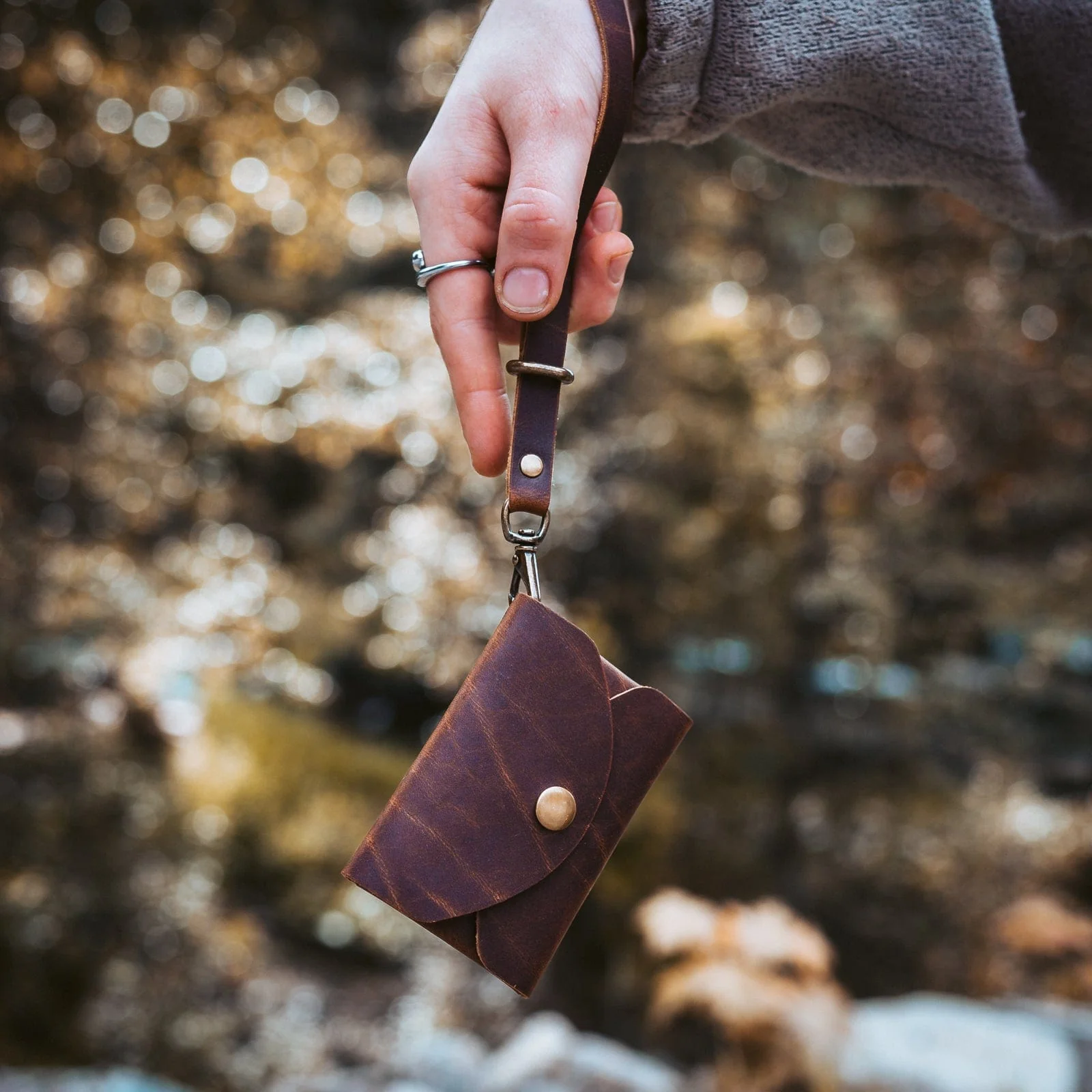 Leather Envelope Pouch - Image 11