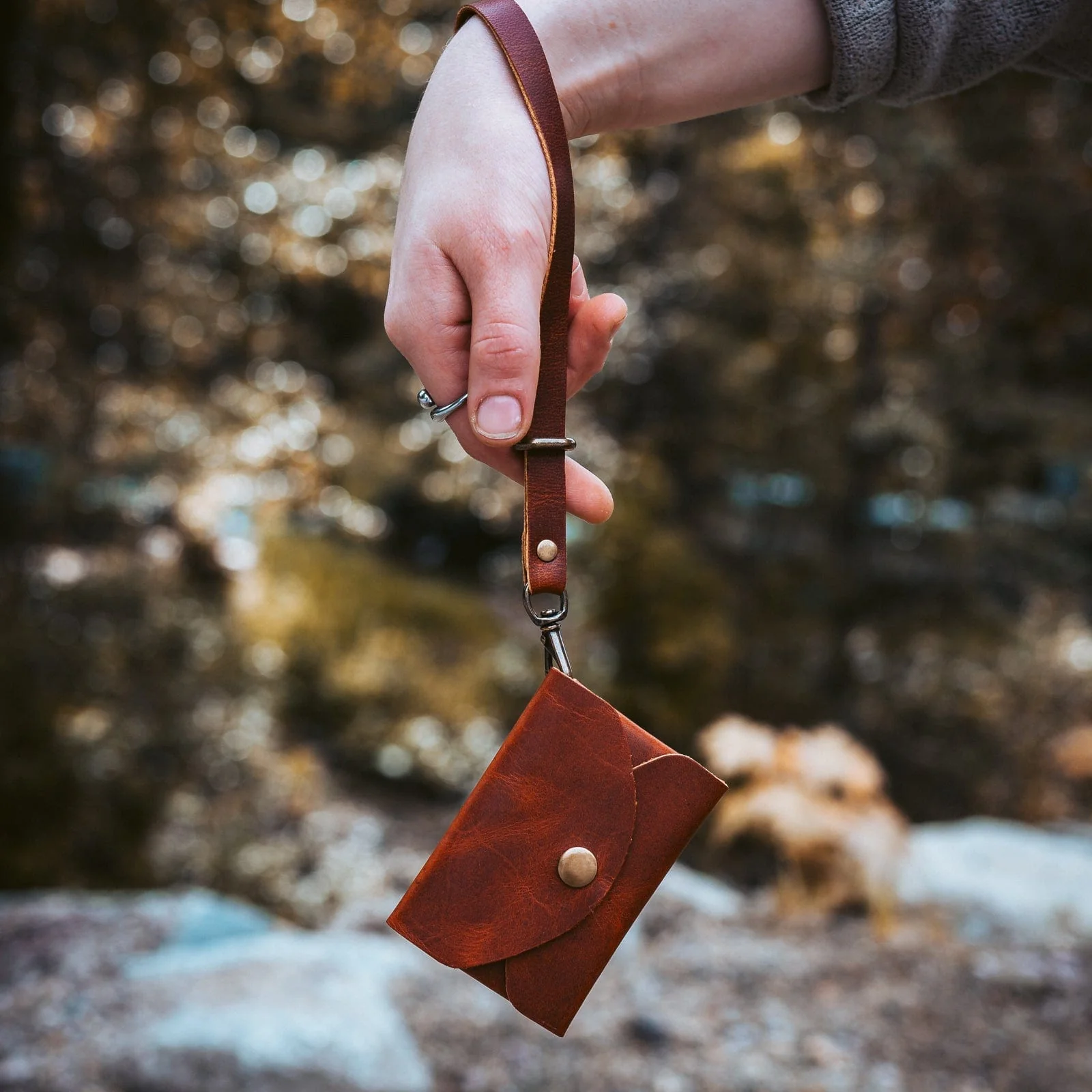 Leather Envelope Pouch - Image 5