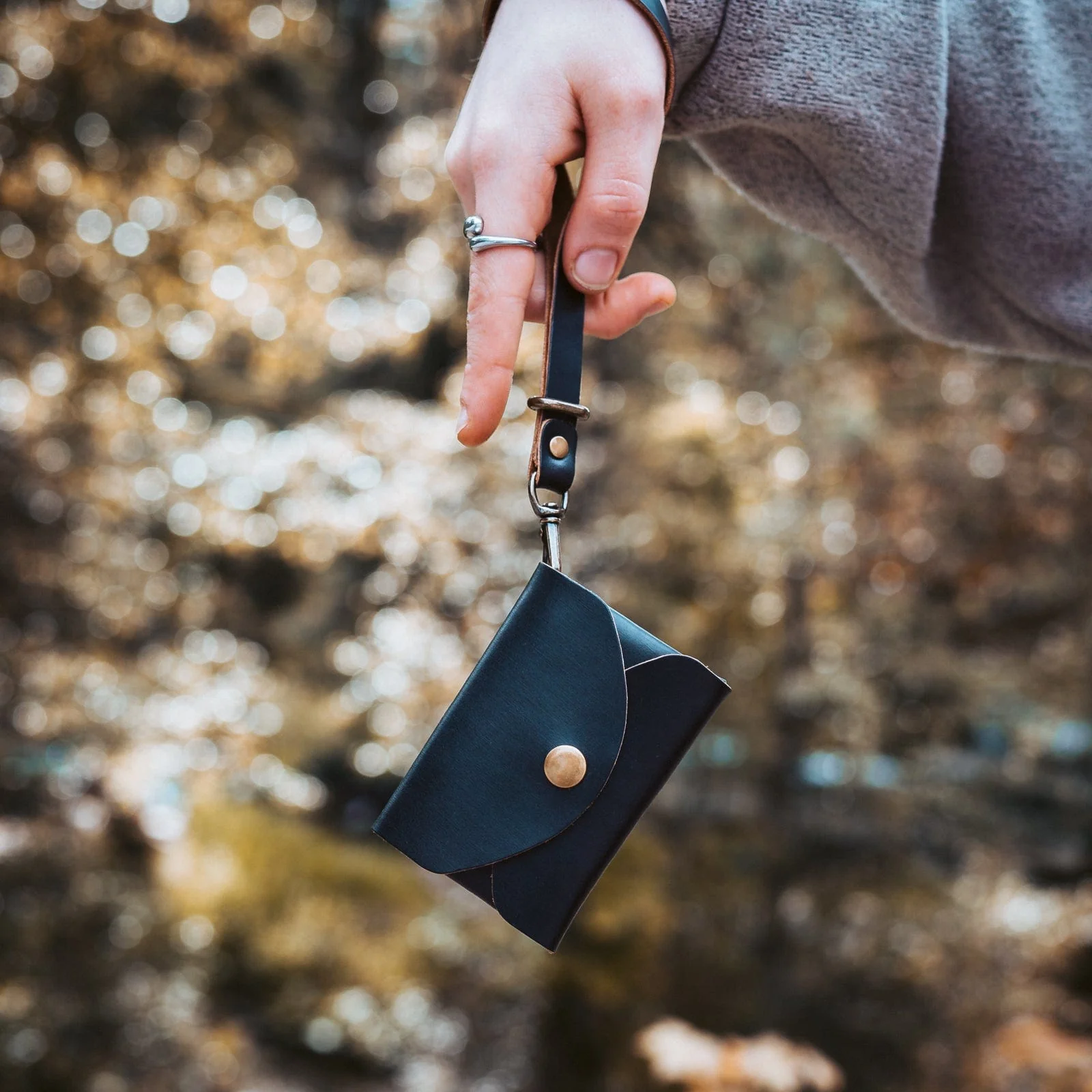 Leather Envelope Pouch - Image 8