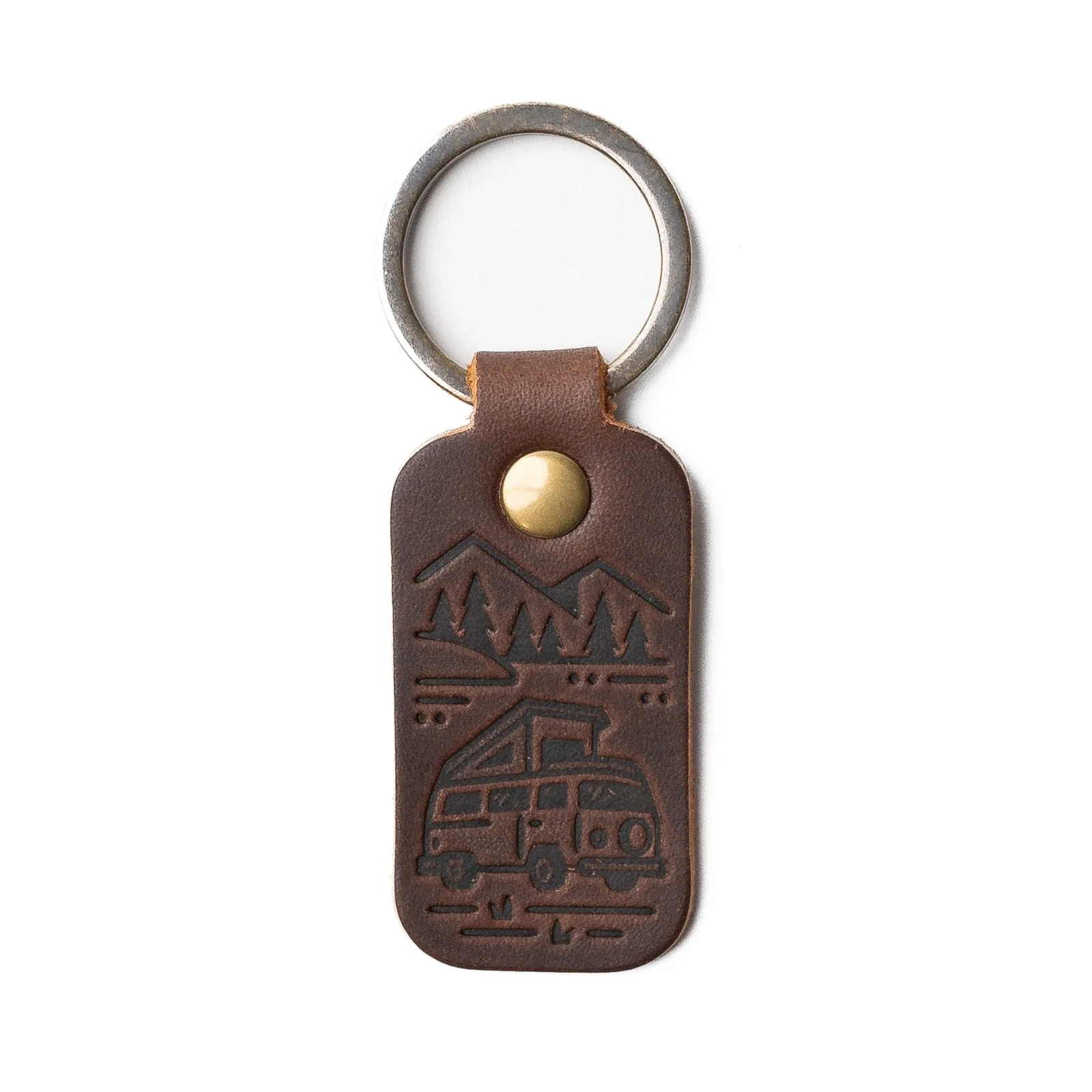 Leather Keyfob - Camper Van - Image 4