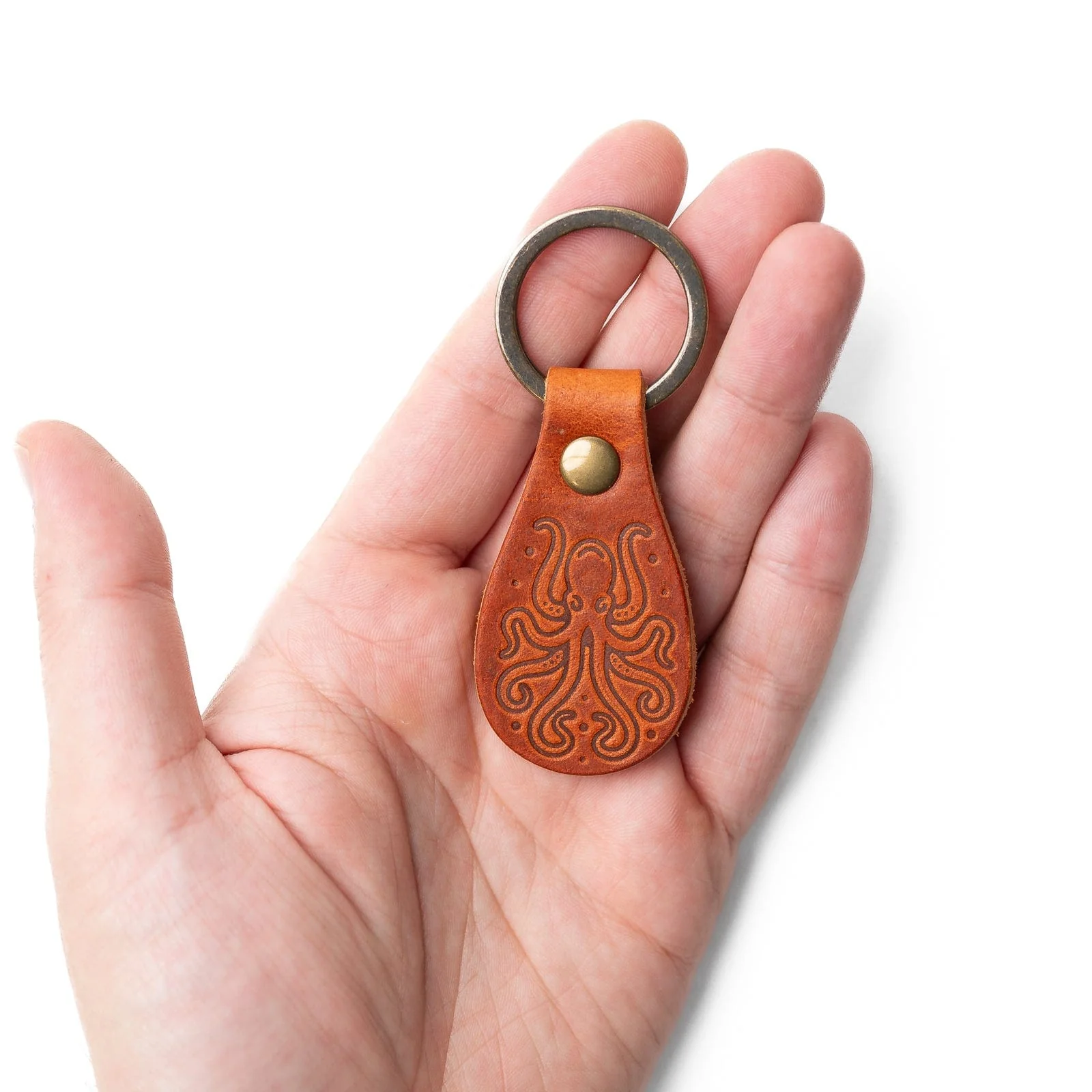 Leather Keyfob - Kraken - Image 3