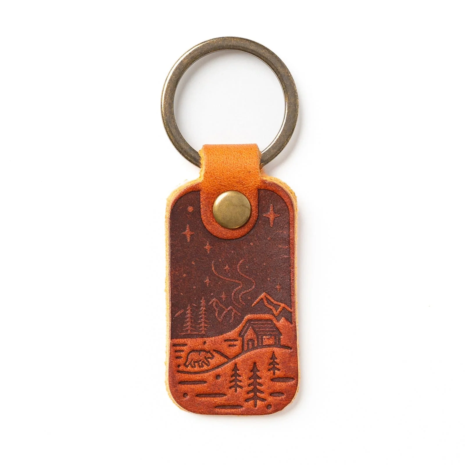 Leather Keyfob - Northern Lights - Image 3