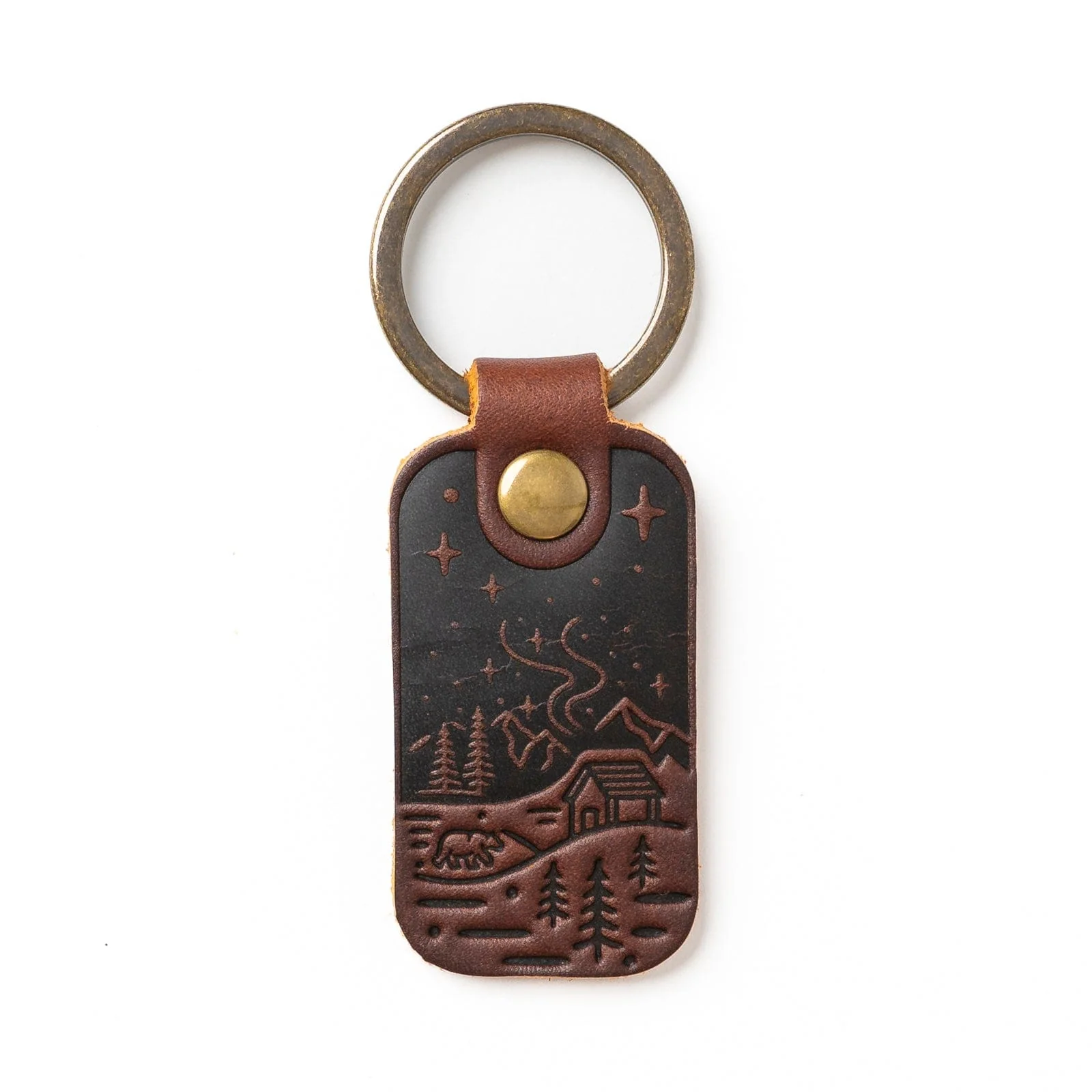 Leather Keyfob - Northern Lights - Image 4