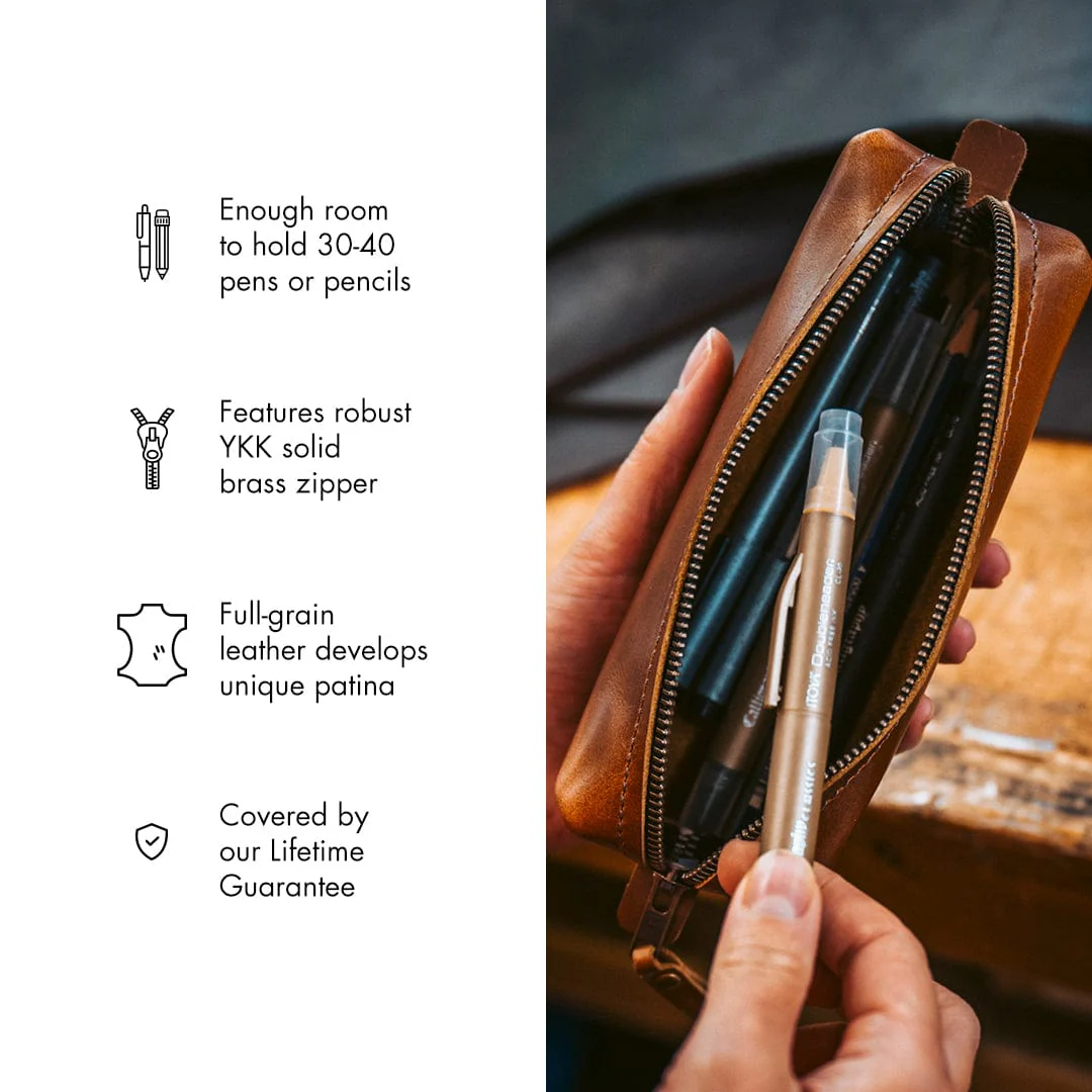 Leather Pencil Case - Image 10