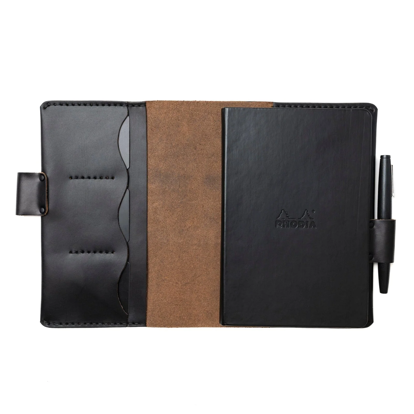 Leather Rhodia A5 Notebook Cover - Image 13