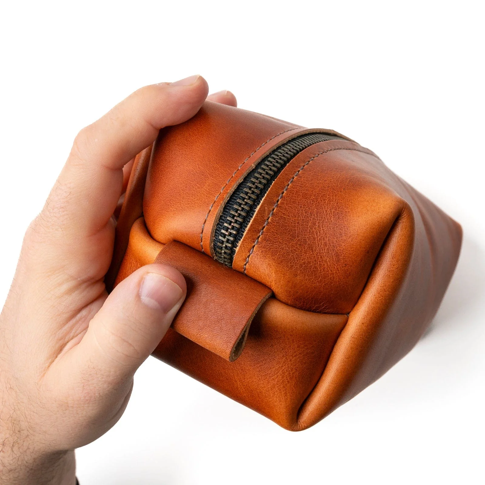 Leather Toiletry Bag - Image 10