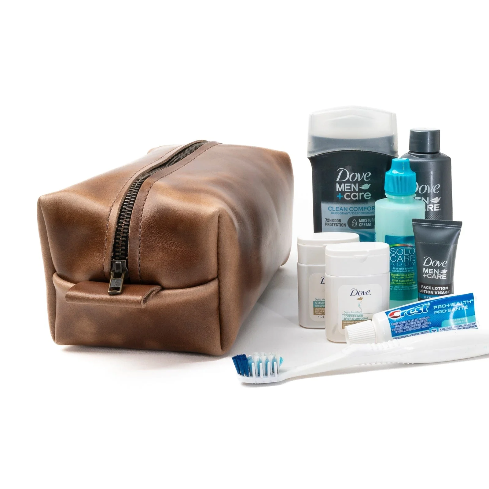 Leather Toiletry Bag - Image 13