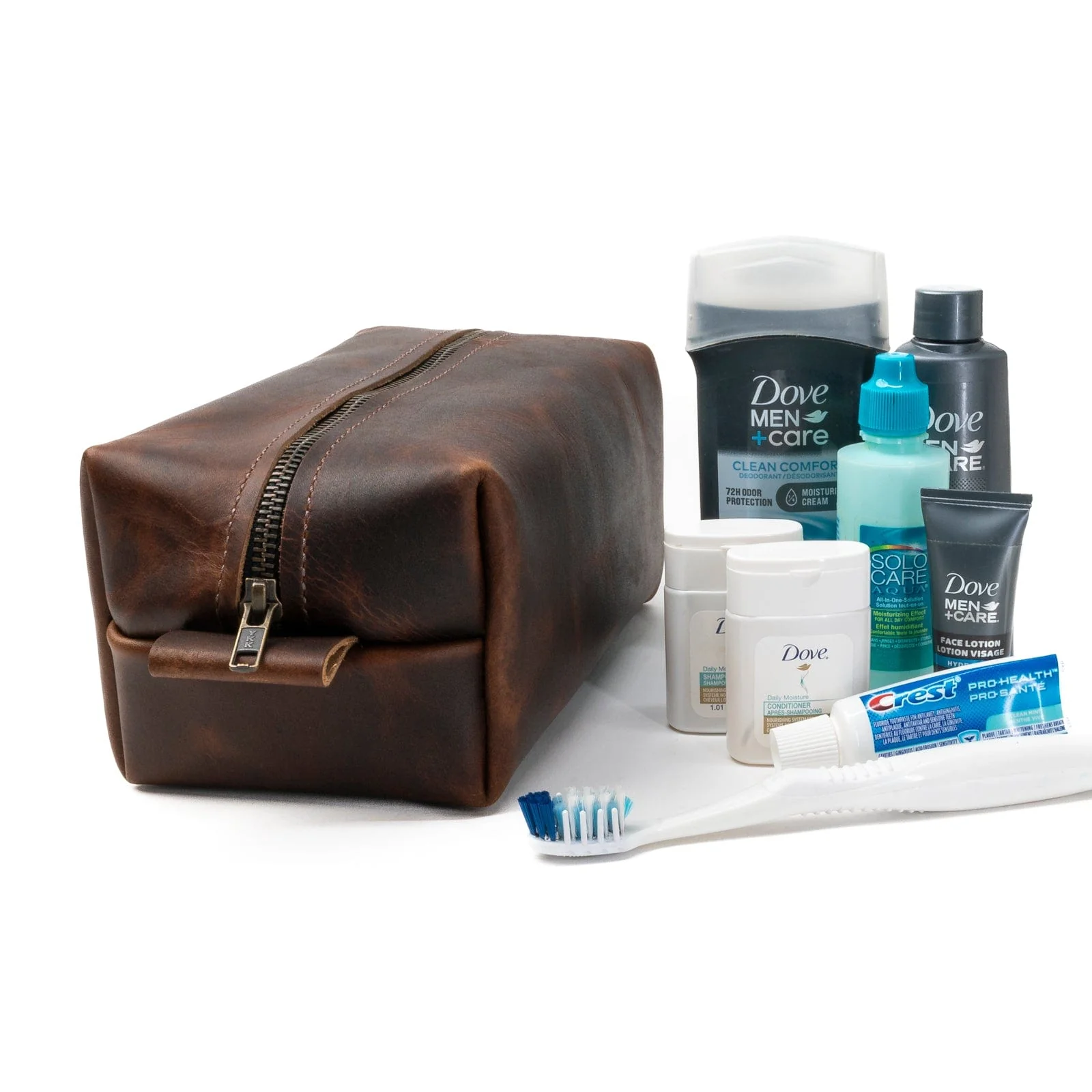 Leather Toiletry Bag - Image 3
