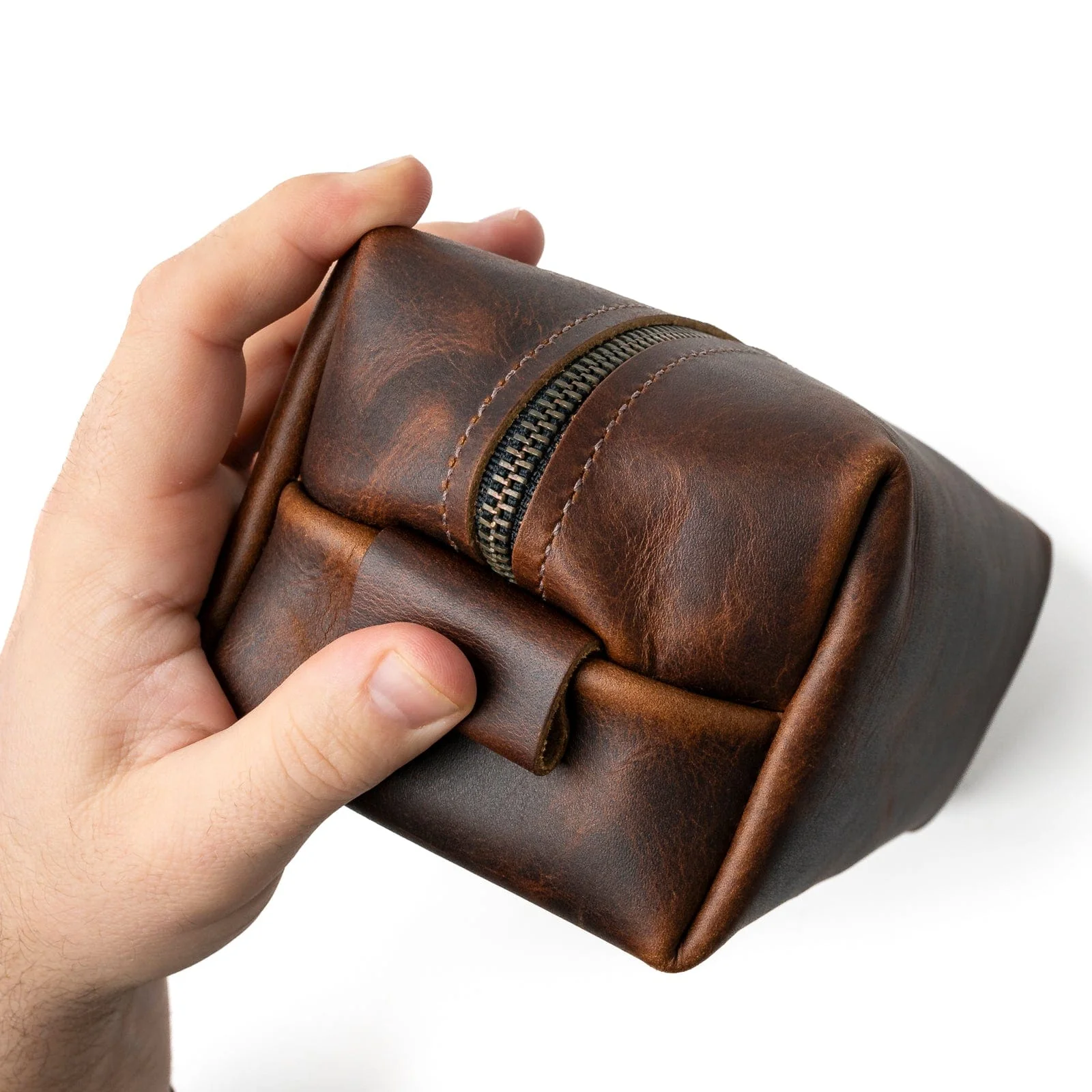 Leather Toiletry Bag - Image 5