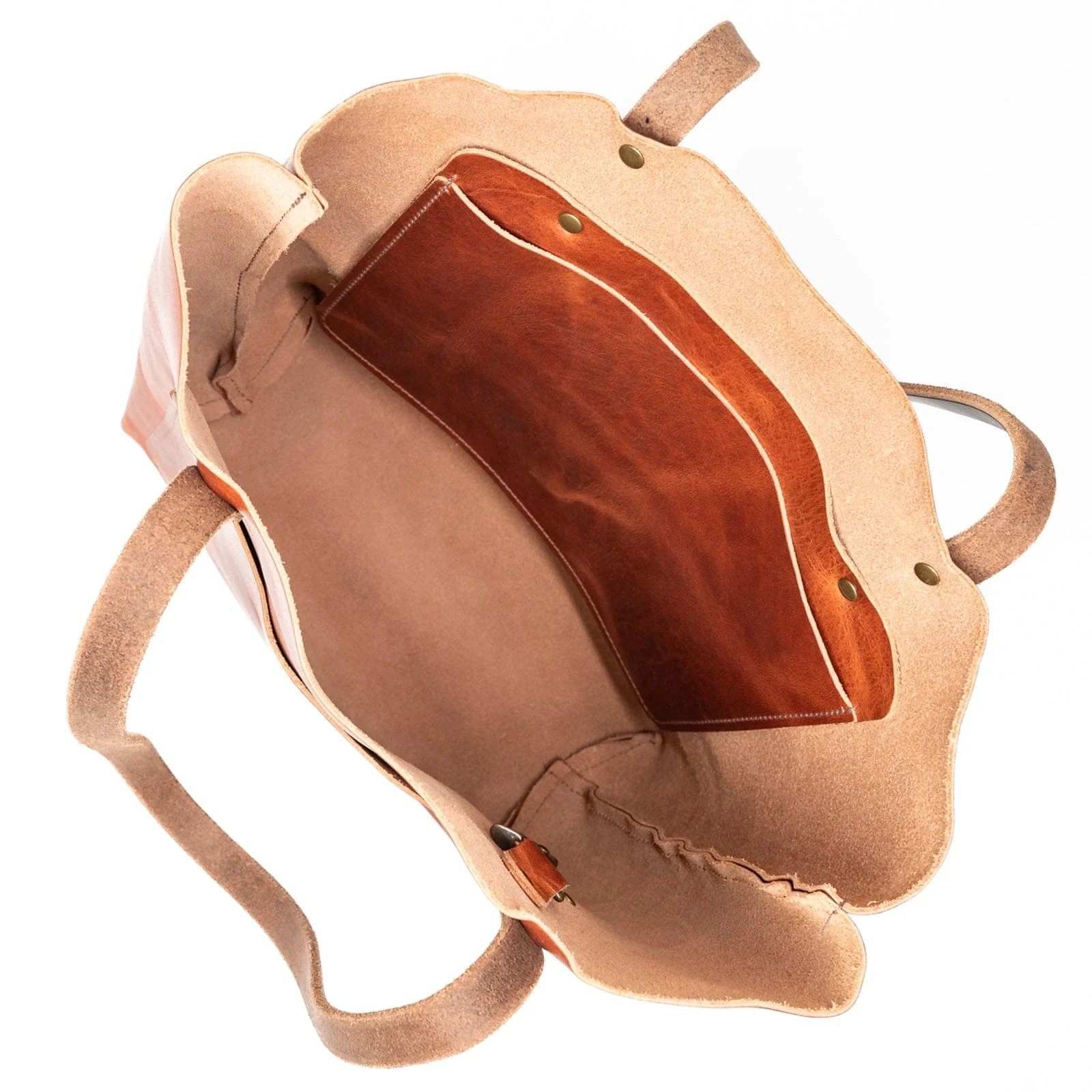 Leather Tote Bag - Weekender - Image 12