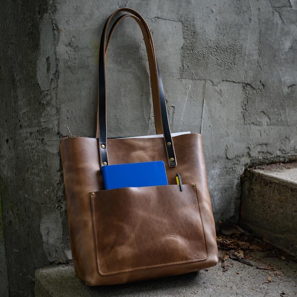 Leather Tote Bag - Weekender - Image 16