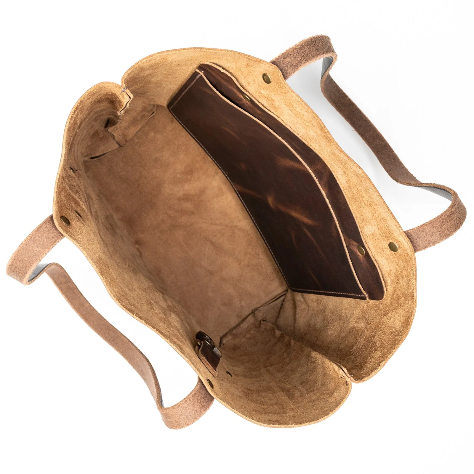 Leather Tote Bag - Weekender - Image 6