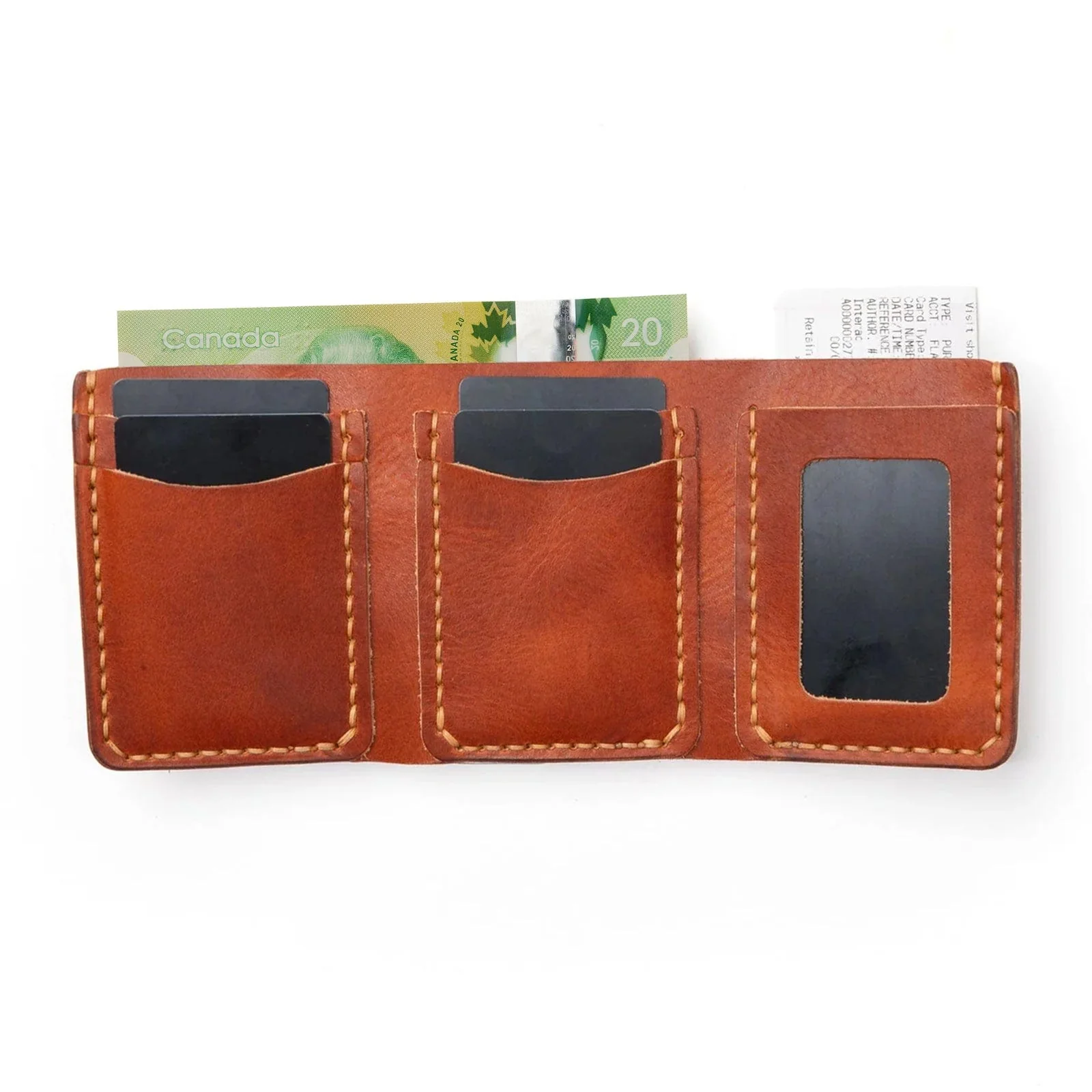 Leather Trifold Wallet - Image 15
