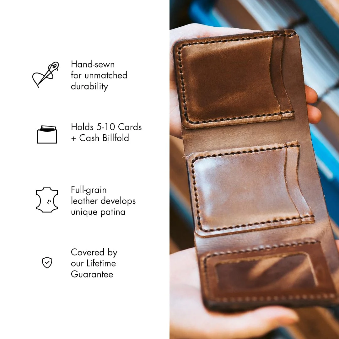 Leather Trifold Wallet - Image 24