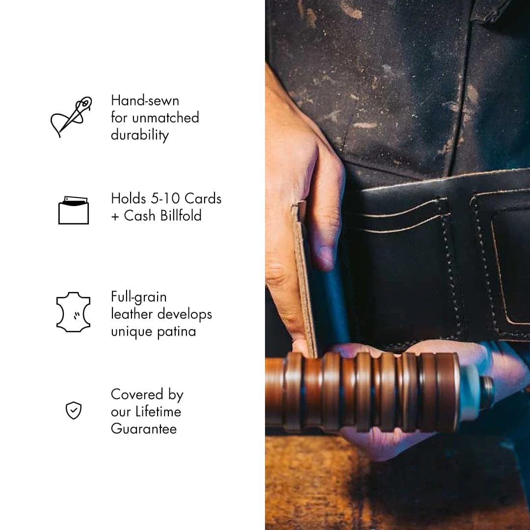 Leather Trifold Wallet - Image 34