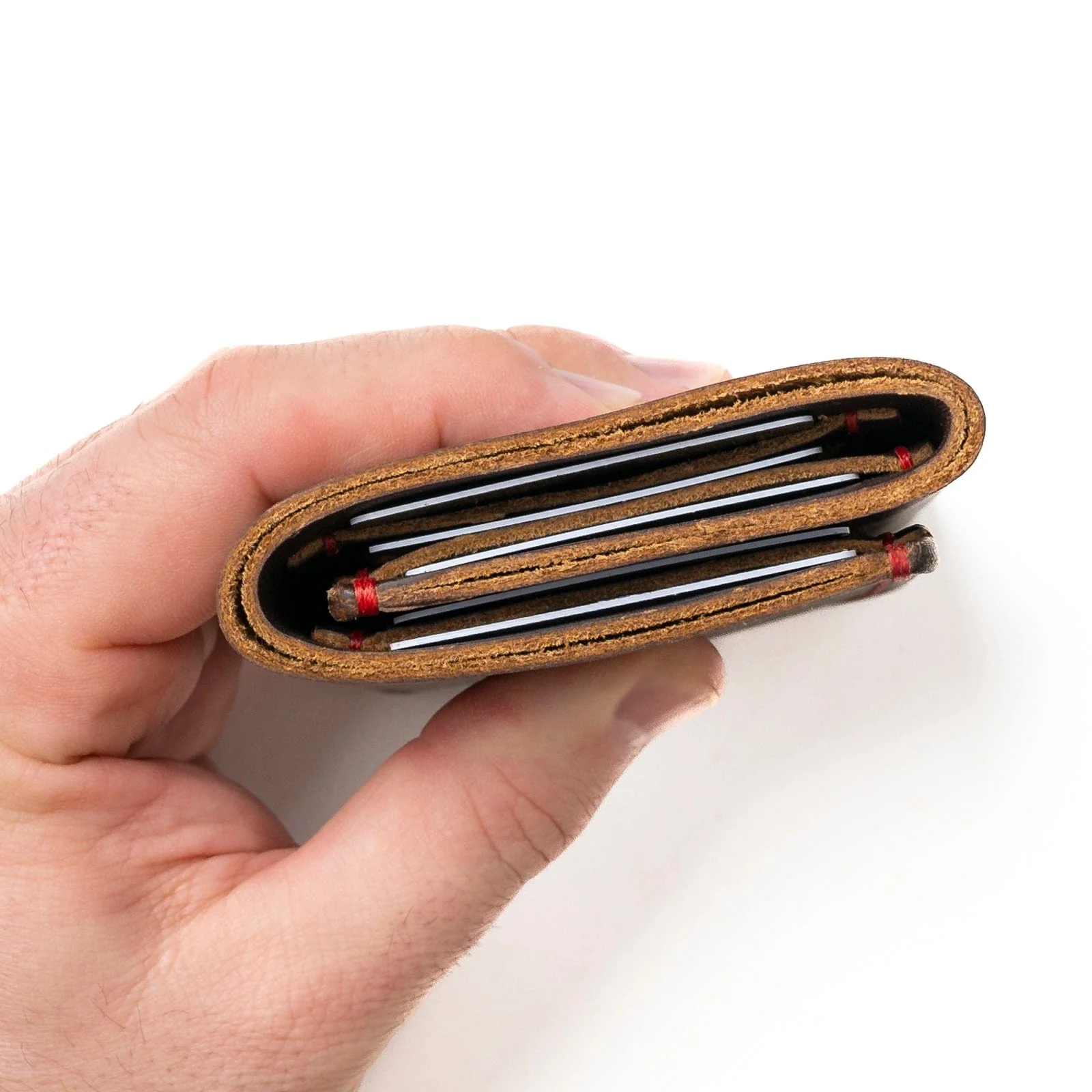 Leather Trifold Wallet - Image 6