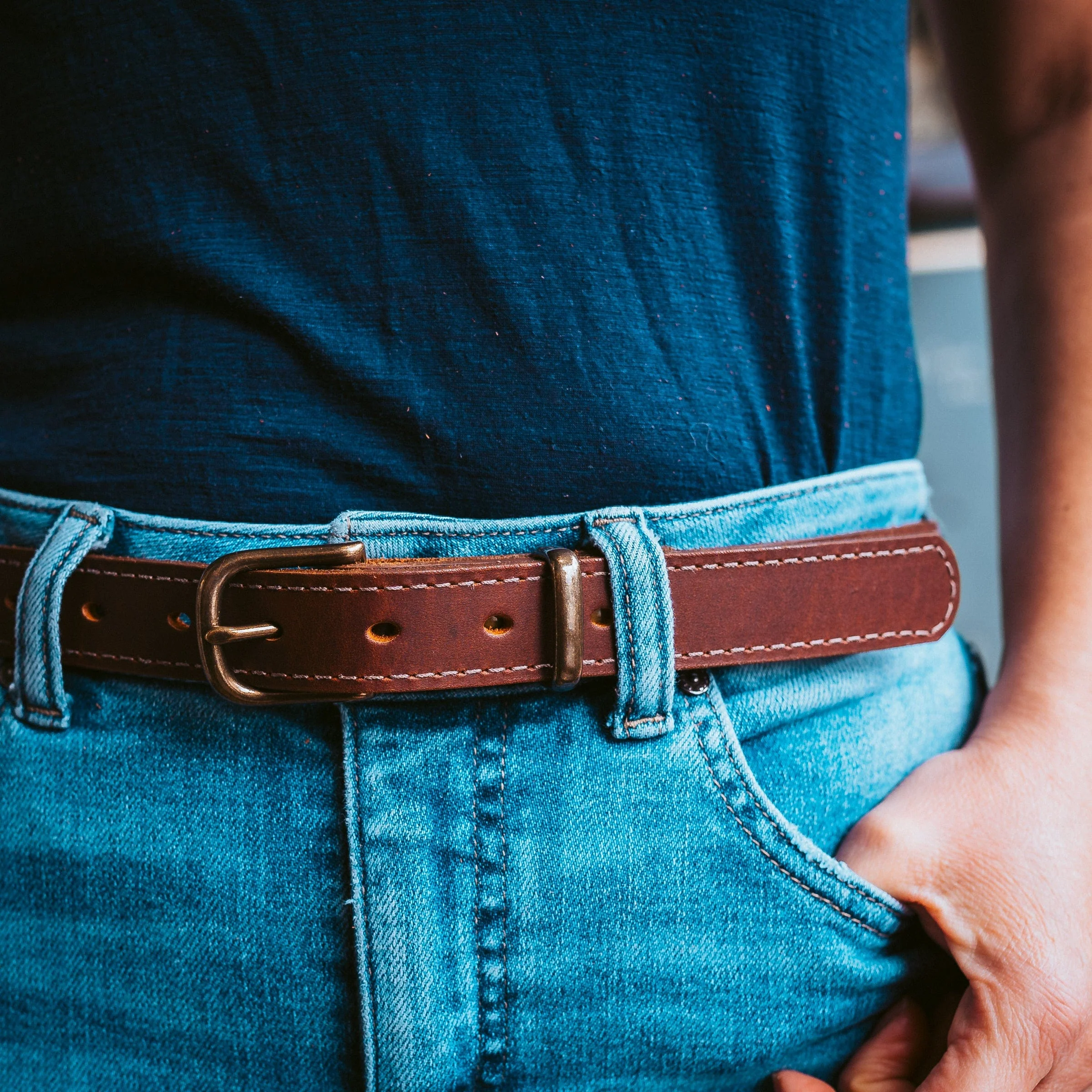 Leather Vanguard Belt - 1" - Image 14