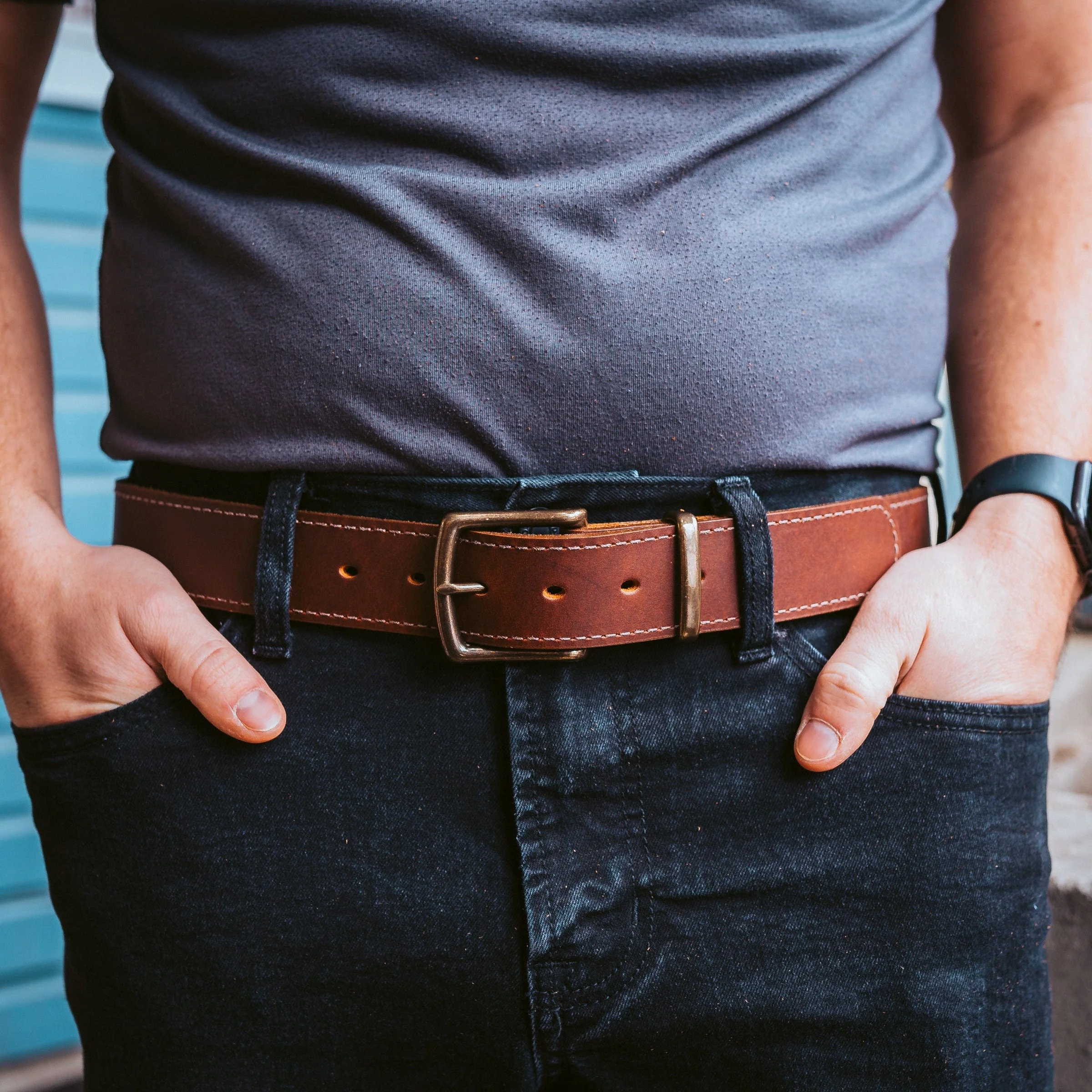 Leather Vanguard Belt - 1.5" - Image 14