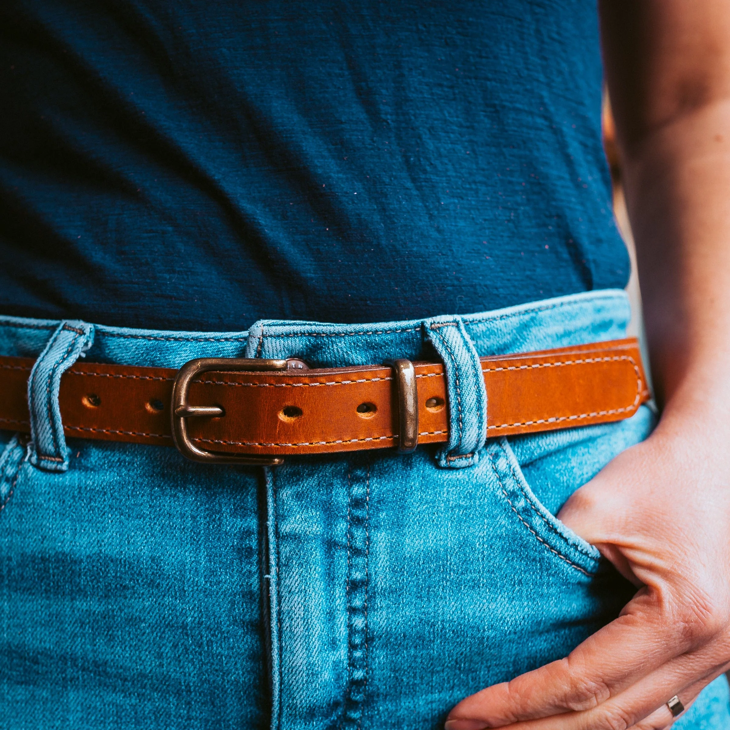 Leather Vanguard Belt - 1" - Image 8