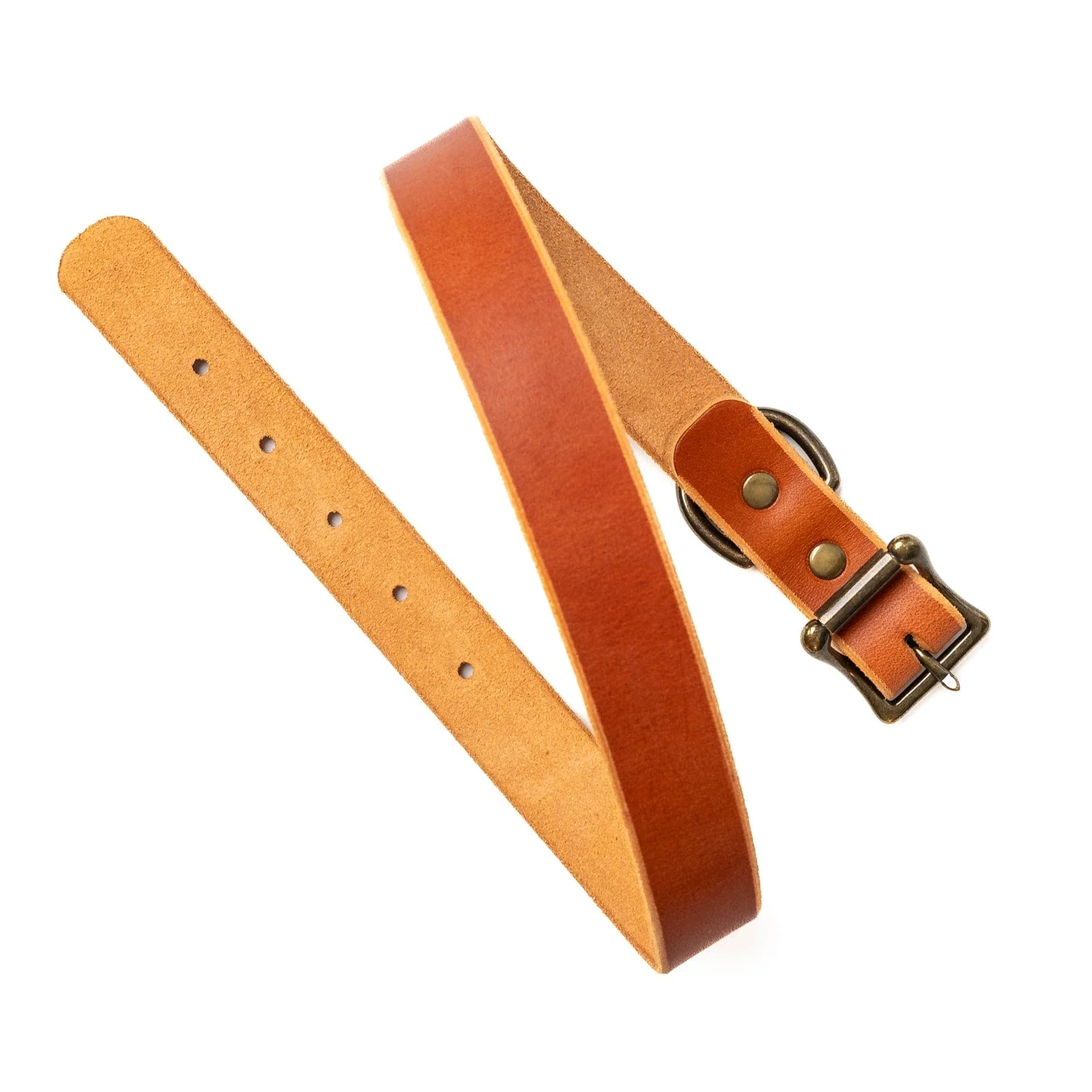 Matching Dog Collar & Leash Bundle - English Tan - Image 3