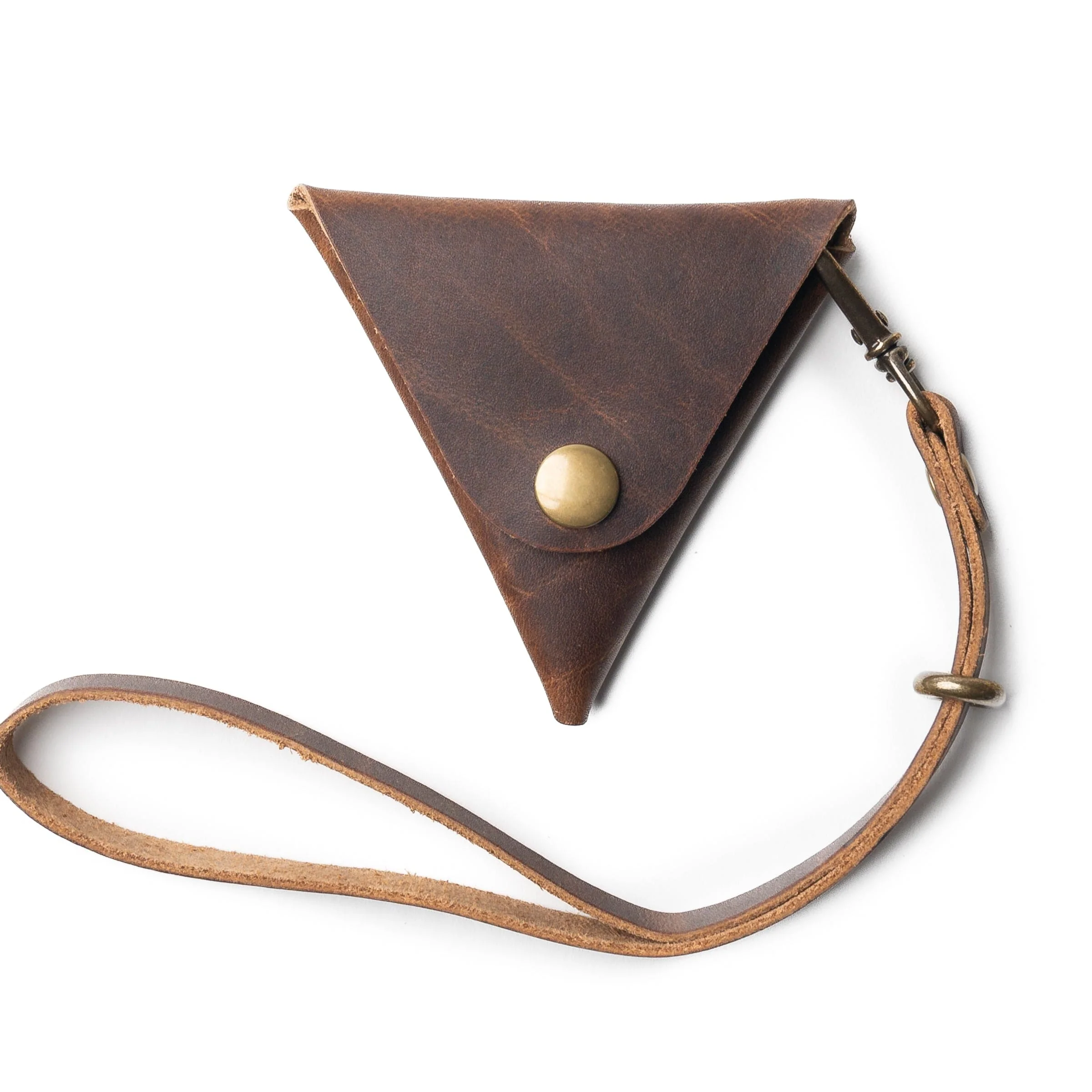 Leather Triangle Pouch - Image 4