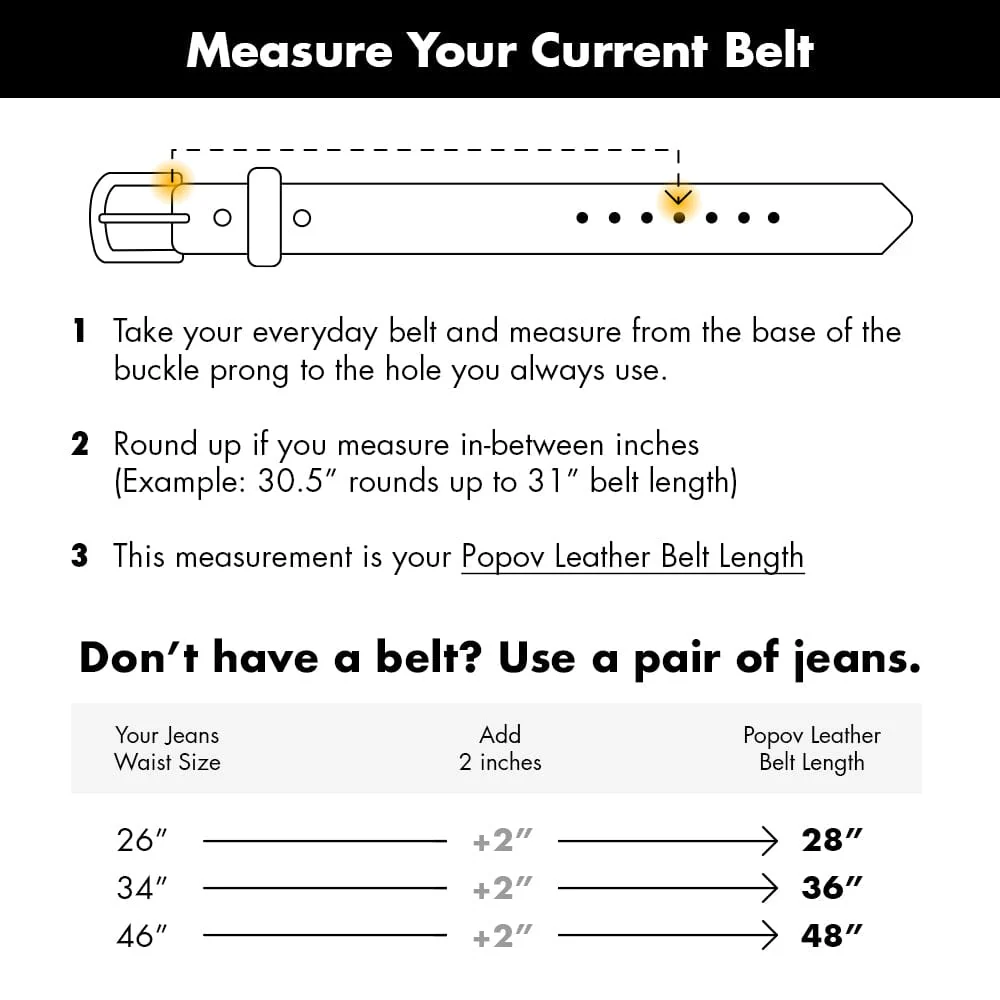 Leather Belt - 1.5" - Image 12