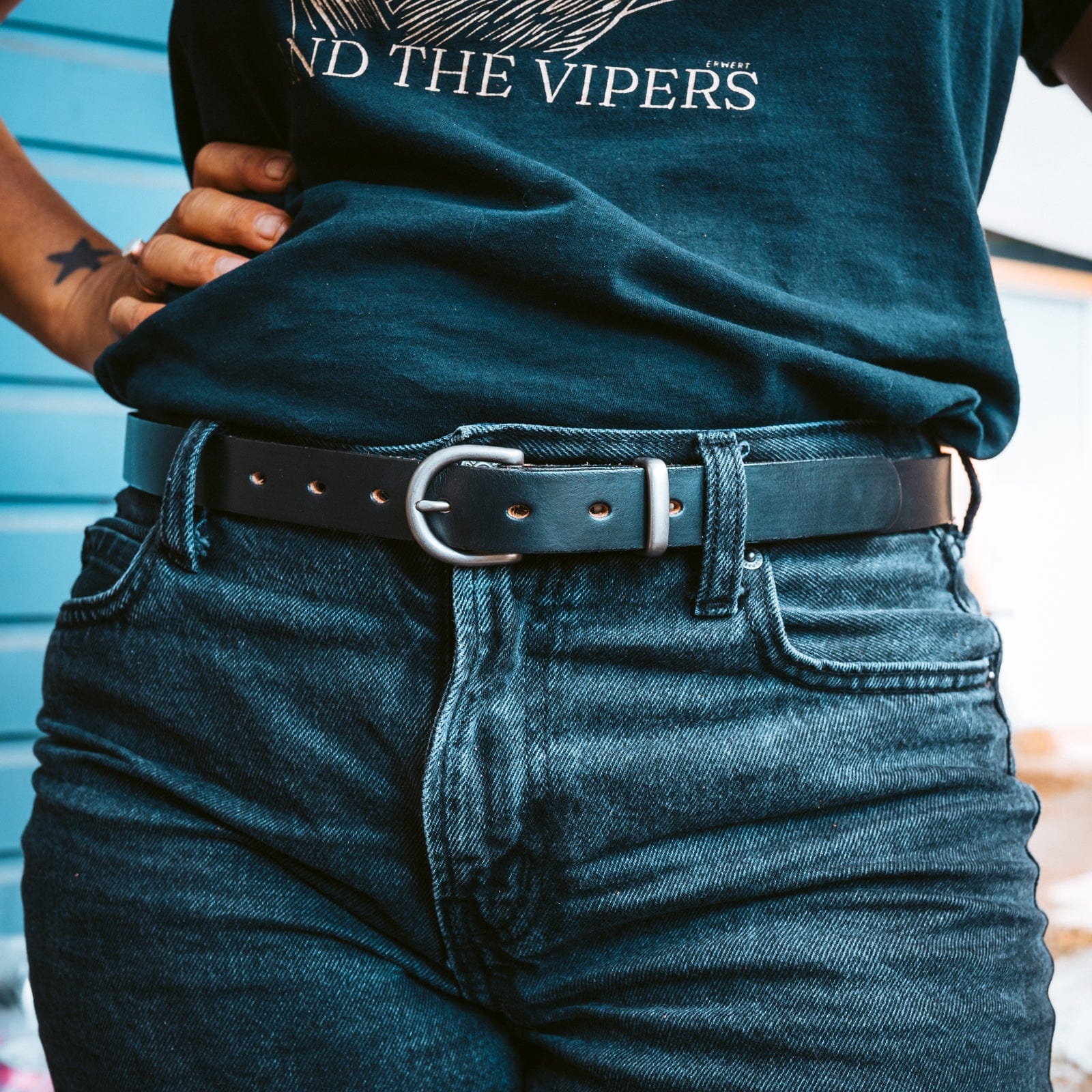 Women's Leather Belt - 1" - Image 20