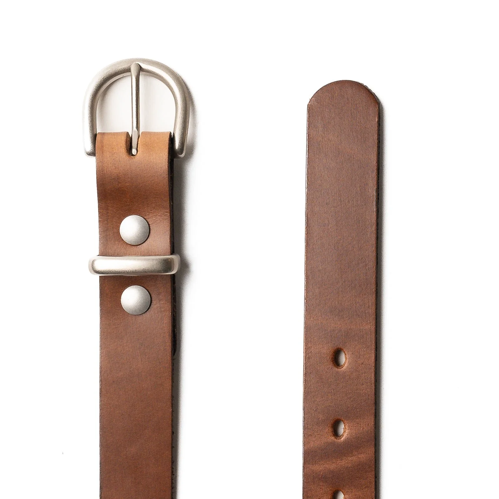 Women's Leather Belt - 1" - Image 4