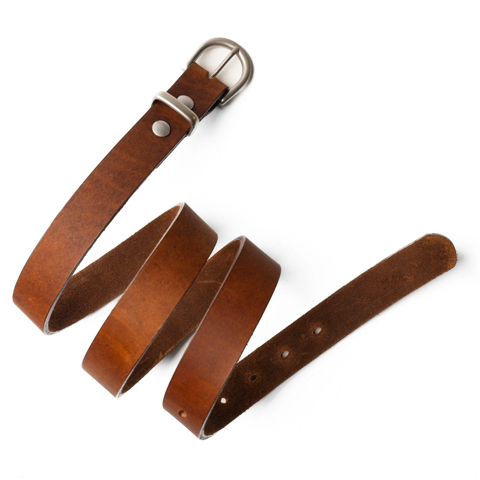 Women's Leather Belt - 1" - Image 7